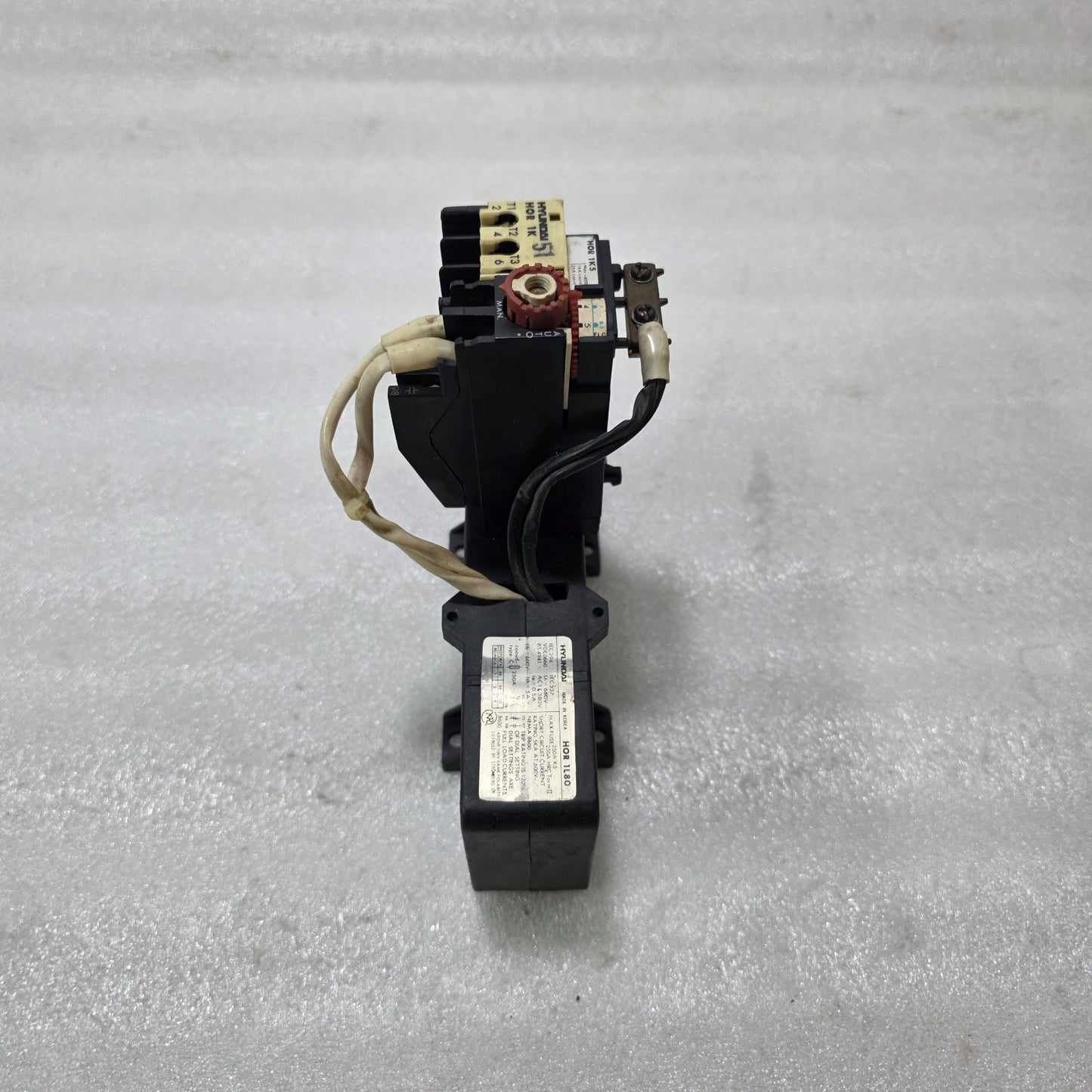 HYUNDAI HOR 1L80 THERMAL OVERLOAD RELAY WITH CT BLOCK 40A – 80A (via CT block)