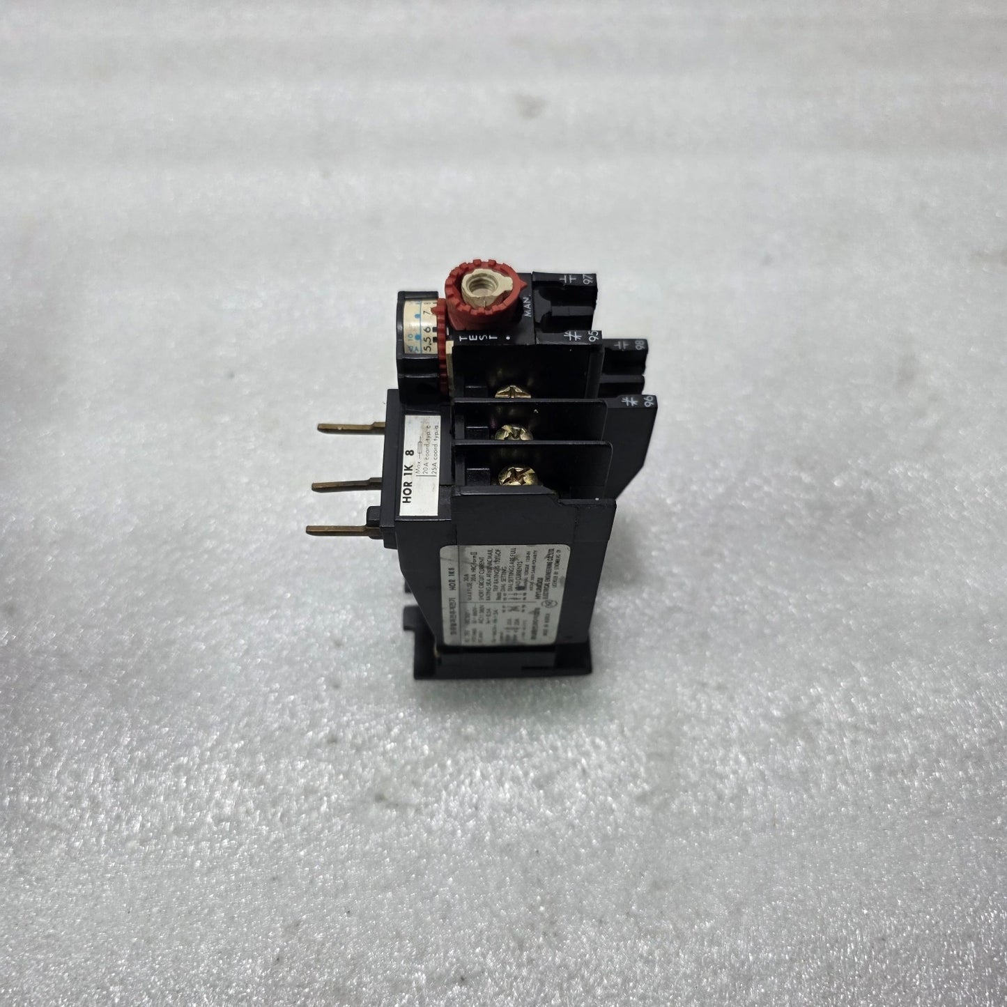 HYUNDAI HOR 1K 8 / HOR 1K8 THERMAL OVERLOAD RELAY 5A – 8A 1NO+1NC Up to 660V AC