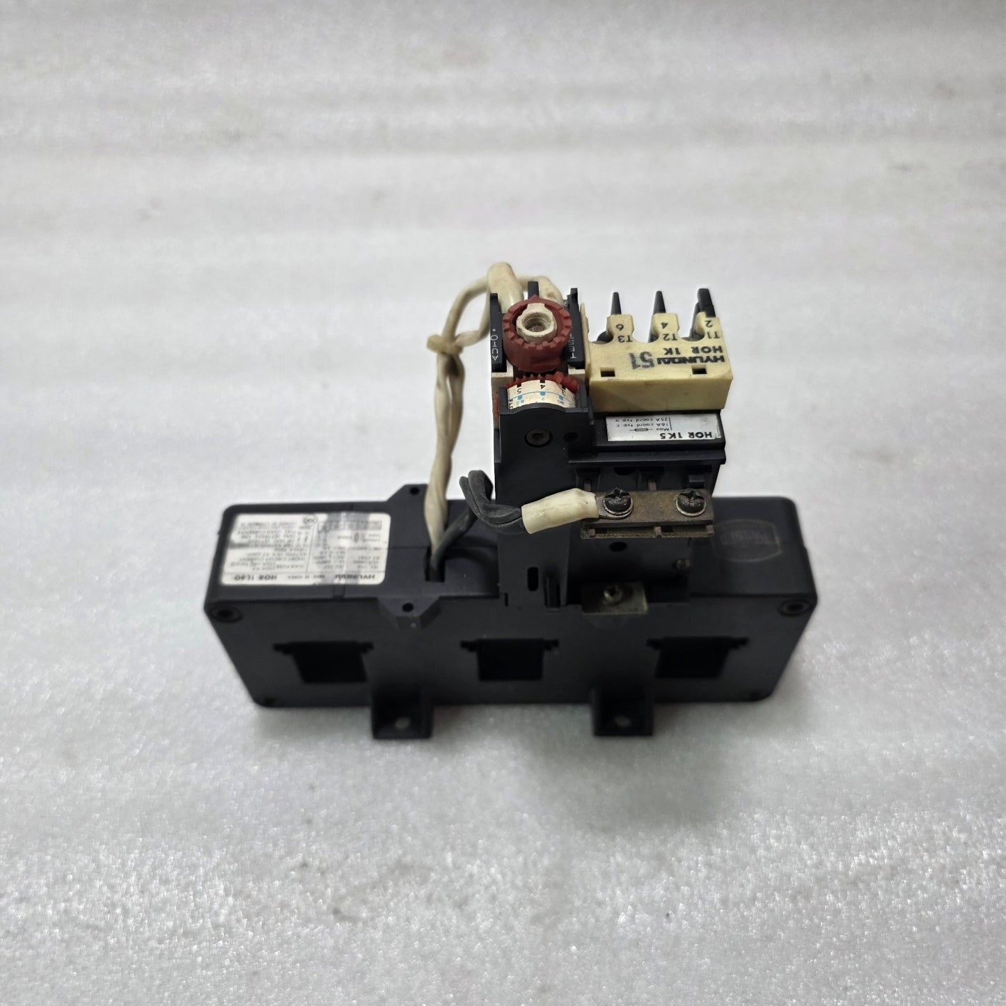HYUNDAI HOR 1L80 THERMAL OVERLOAD RELAY WITH CT BLOCK 40A – 80A (via CT block)