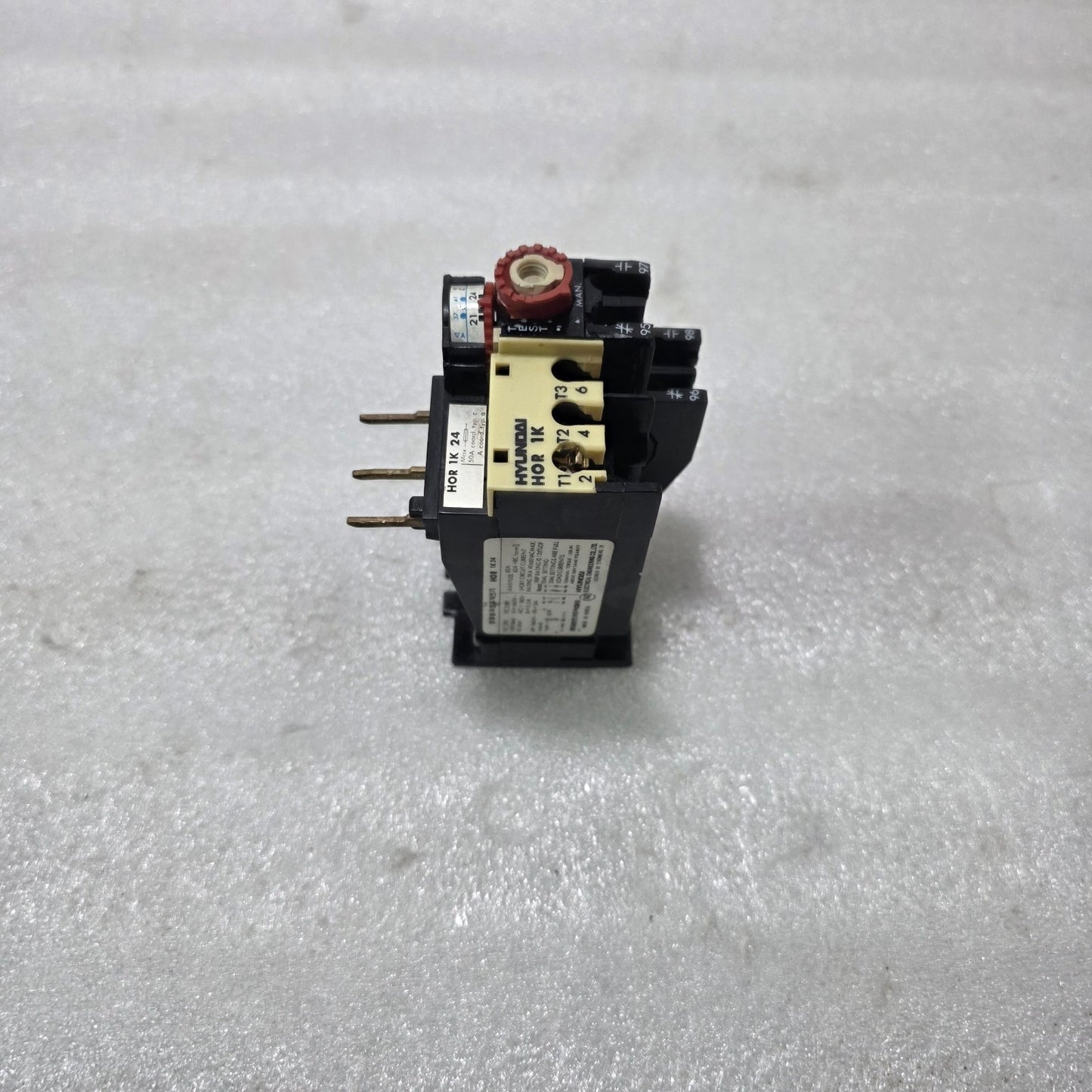 HYUNDAI HOR 1K 24 / HOR 1K24 THERMAL OVERLOAD RELAY 2A – 24A 1NO+1NC Up to 660V