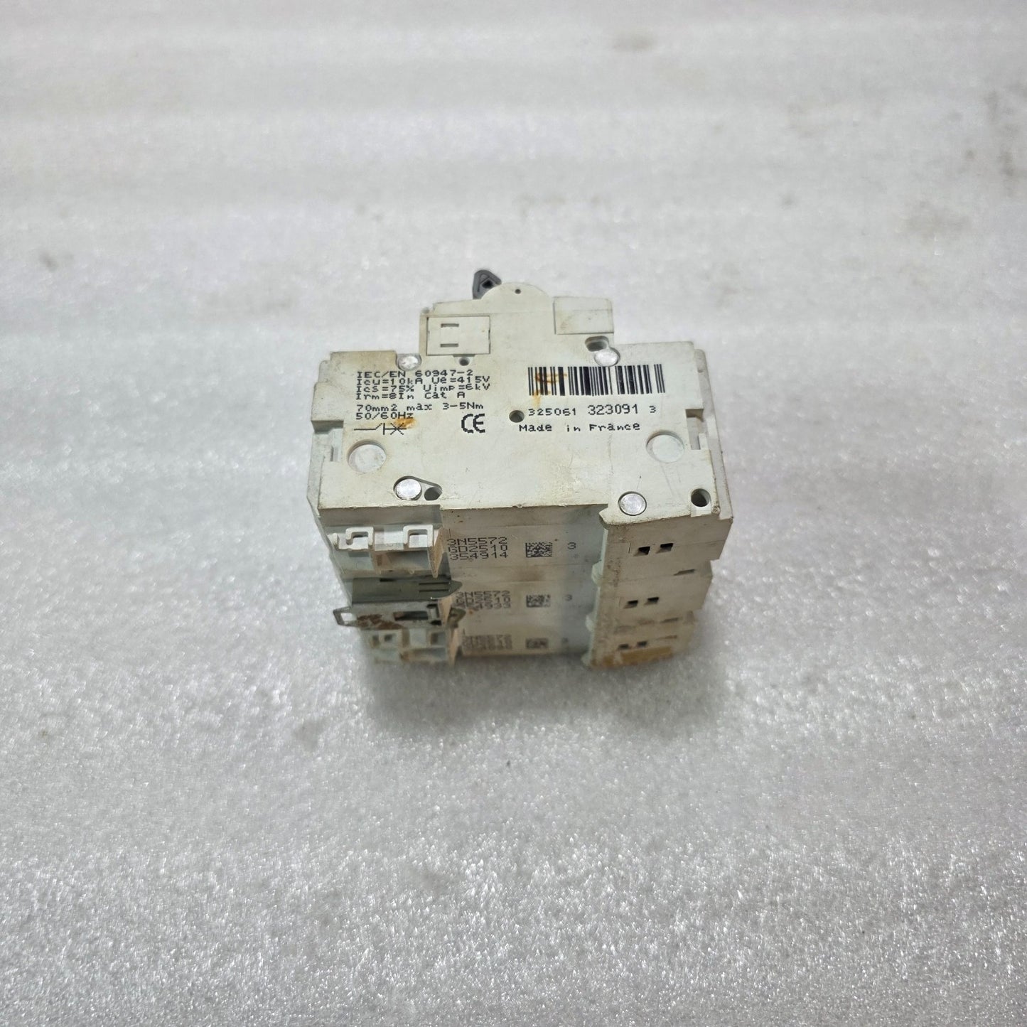 Hager HLF380S 80A 3-Pole Type C MCB Industrial Circuit Breaker
