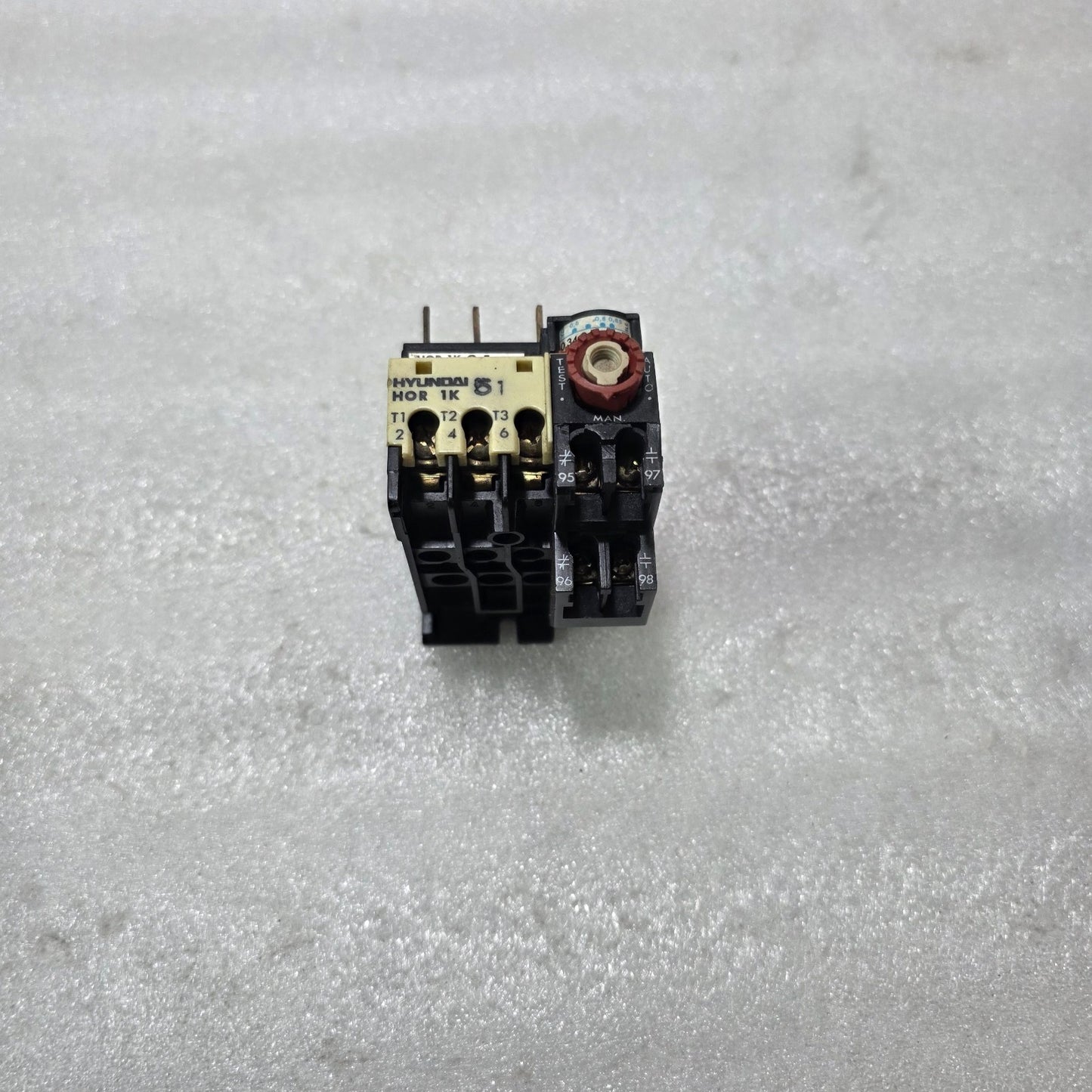 HYUNDAI HOR 1K 0.5 / HOR 1K0.5 THERMAL OVERLOAD RELAY 0.34A – 0.5A 1NO+1NC