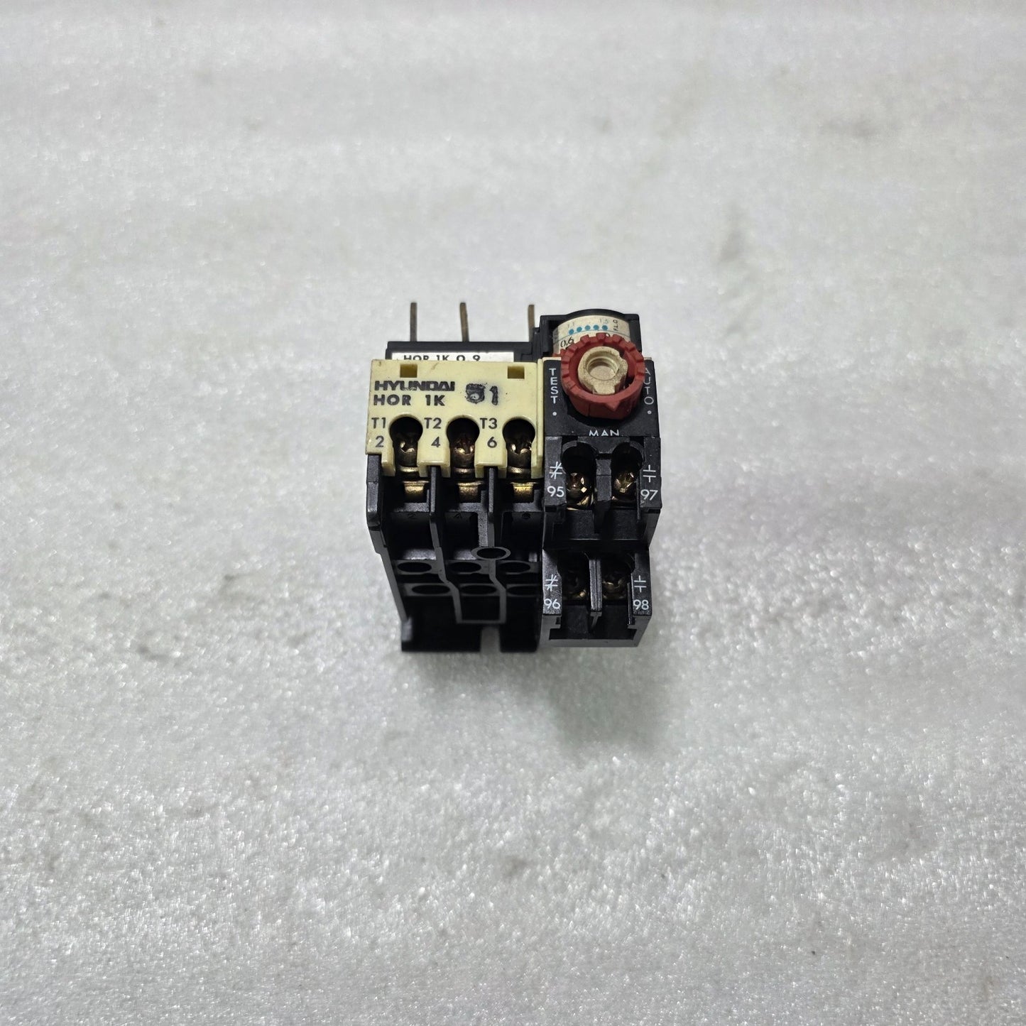 HYUNDAI ELECTRICAL HOR 1K / HOR 1K0.9 THERMAL OVERLOAD RELAY 0.5A – 5A 1NO+1NC