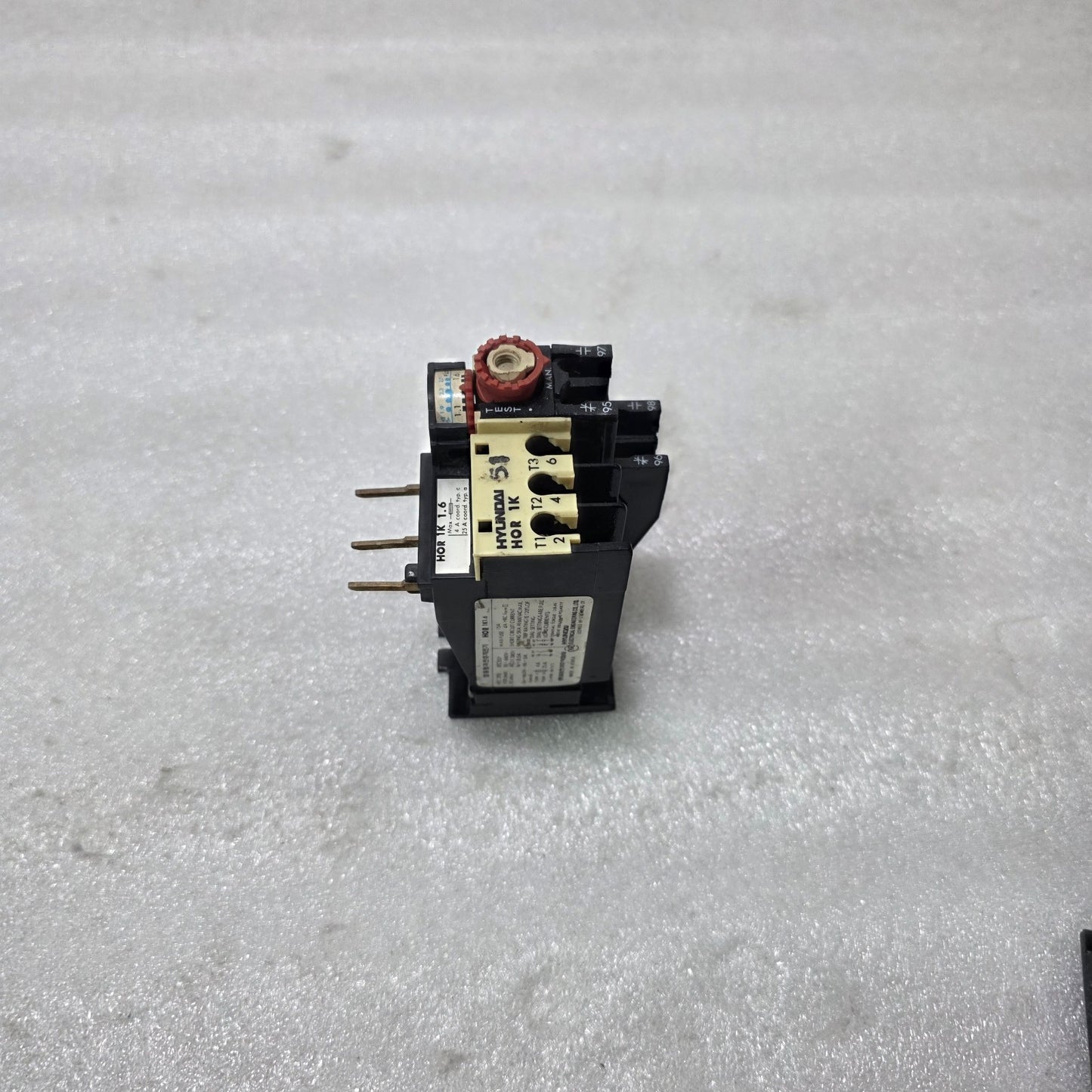 HYUNDAI HOR 1K 1.6 / HOR 1K1.6 THERMAL OVERLOAD RELAY 1A – 1.6A 1NO+1NC