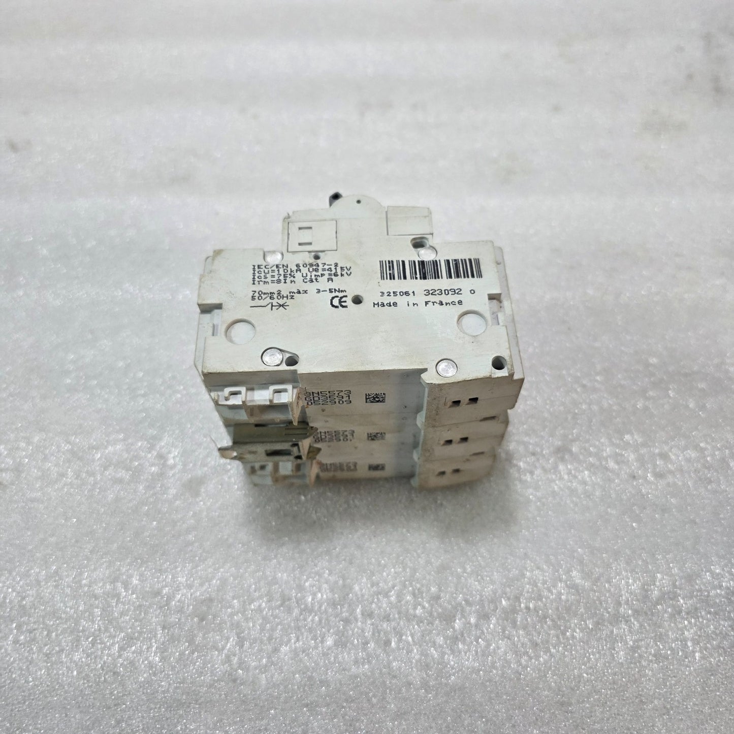 HAGER HLF390S 100A 3-POLE TYPE C MCB INDUSTRIAL CIRCUIT BREAKER