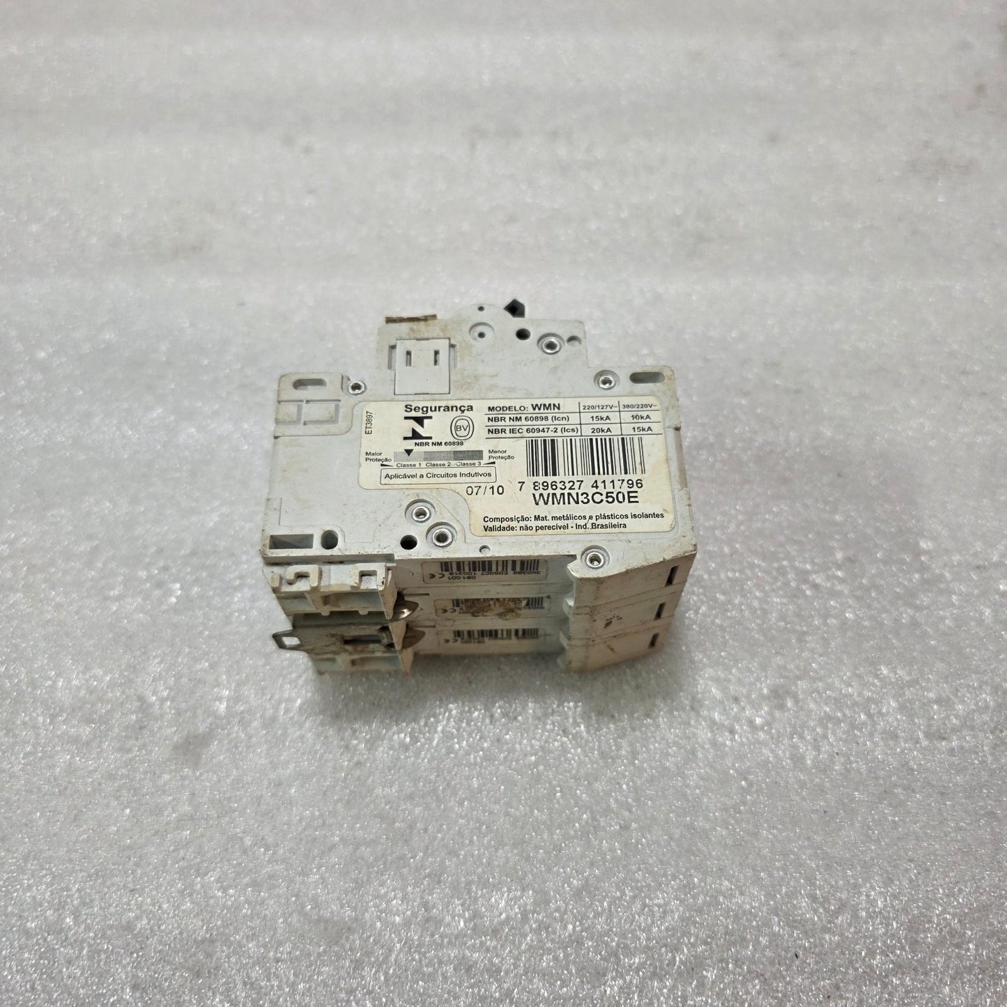 ELETROMAR WMN35062 60A 3-POLE TYPE C MCB 415V 10kA INDUSTRIAL CIRCUIT BREAKER