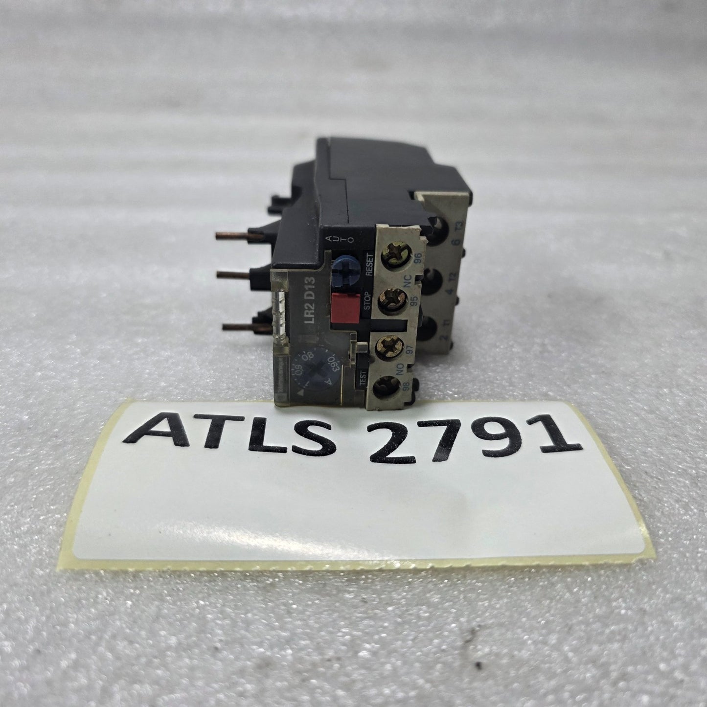 TELEMECANIQUE LR2 D13 THERMAL OVERLOAD RELAY – ADJUSTABLE 0.63–1 A, CLASS 10