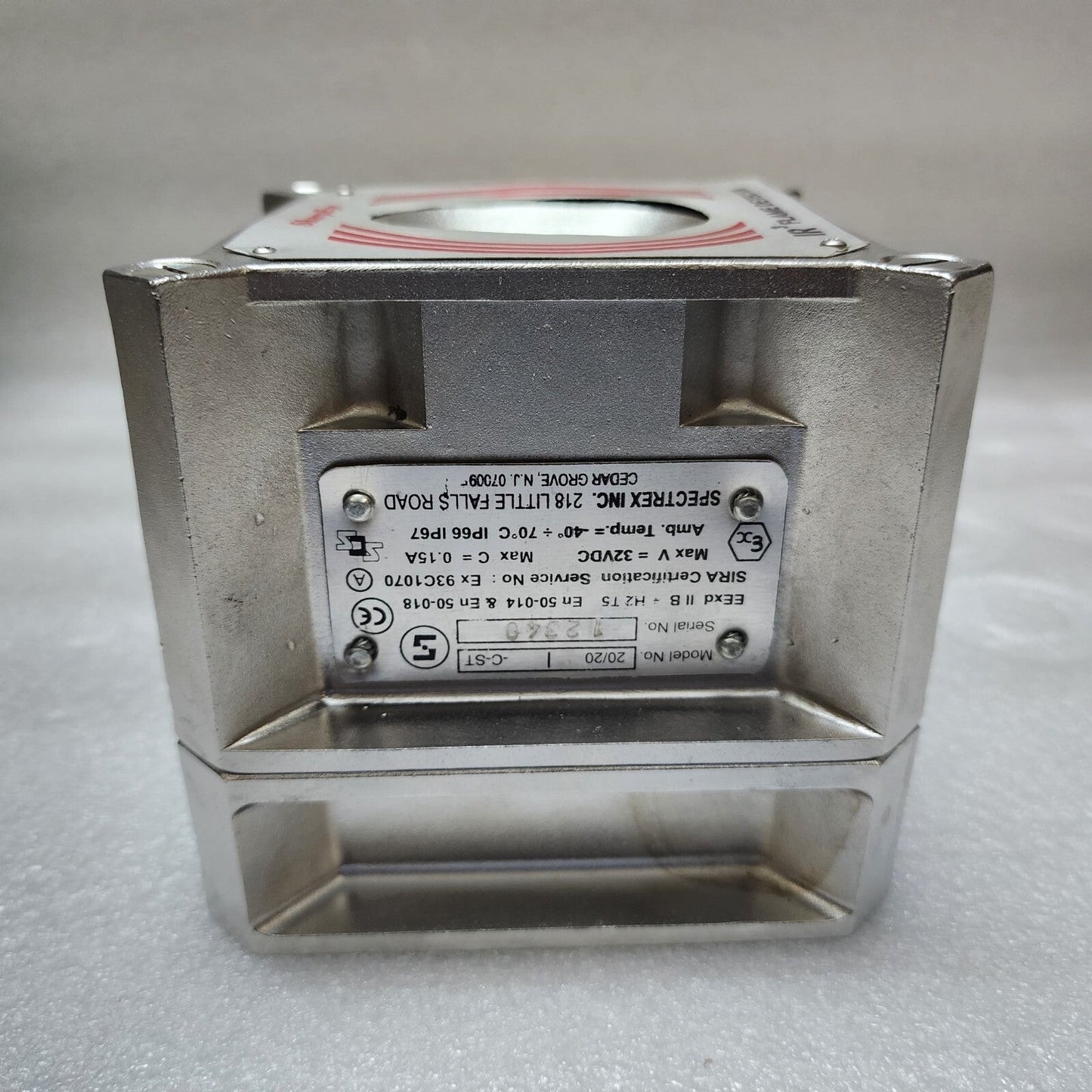 SPECTREX INC SHARP EYE IR3 FLAME DETECTOR 20/20- I C ST 32VDC REFURBISHED