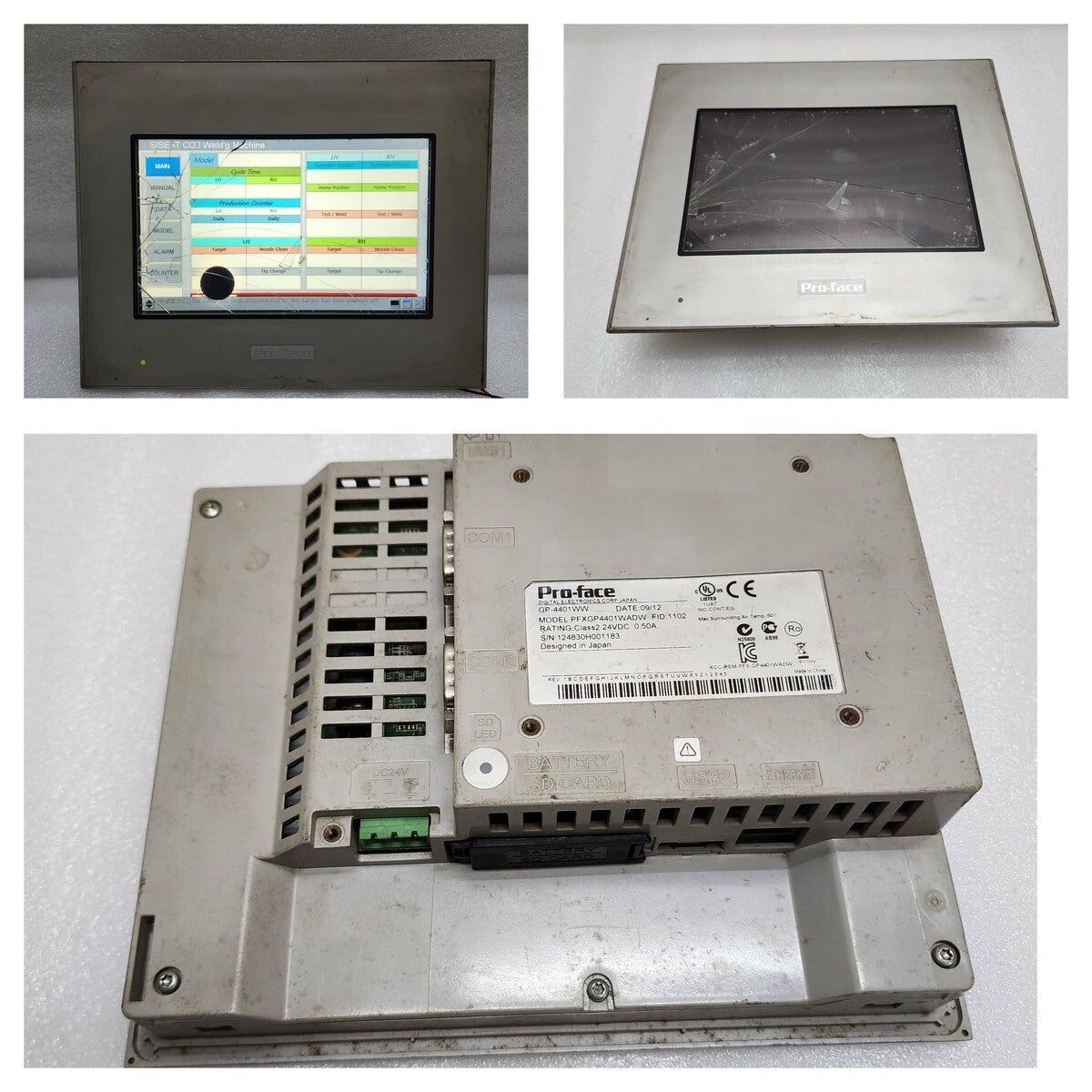 LOTS OF PROFACE ANF FUJI HMI OPERATOR PANEL NOT WORKING DAMAGED