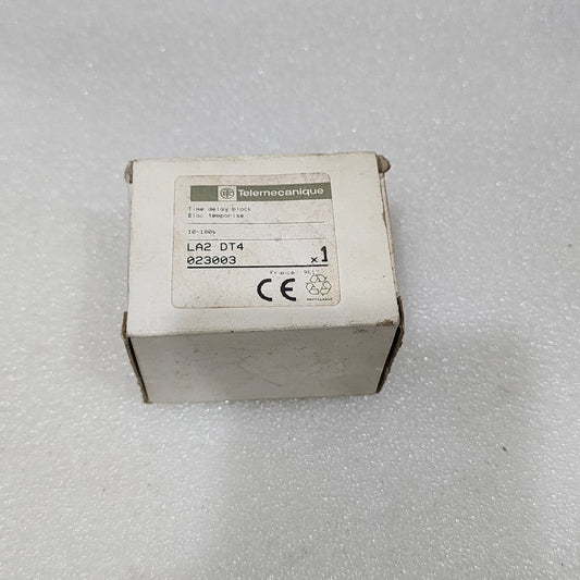 TELEMECANIQUE LA2 DT4 ON DELAY TIMER 023003 10-180 SEC