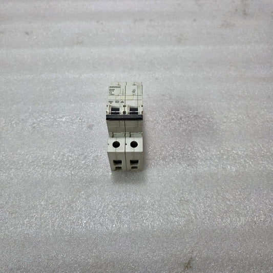 SIEMENS 5SJ62 2A 2-POLE TYPE C MCB 400V 6kA INDUSTRIAL CIRCUIT BREAKER