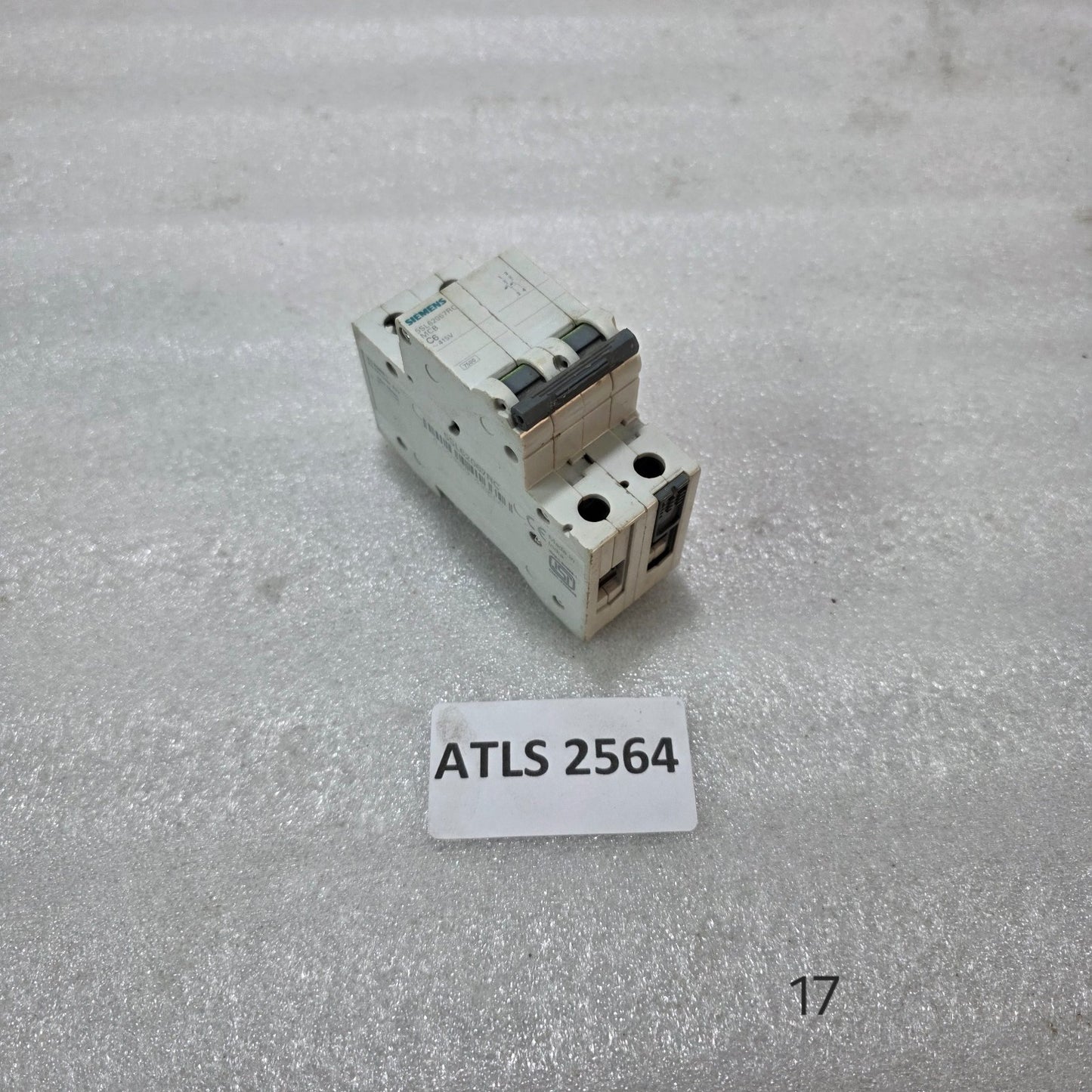 SIEMENS 5SL6206-7RC 6A 2-POLE TYPE C MCB 415V 7.5kA INDUSTRIAL CIRCUIT BREAKER