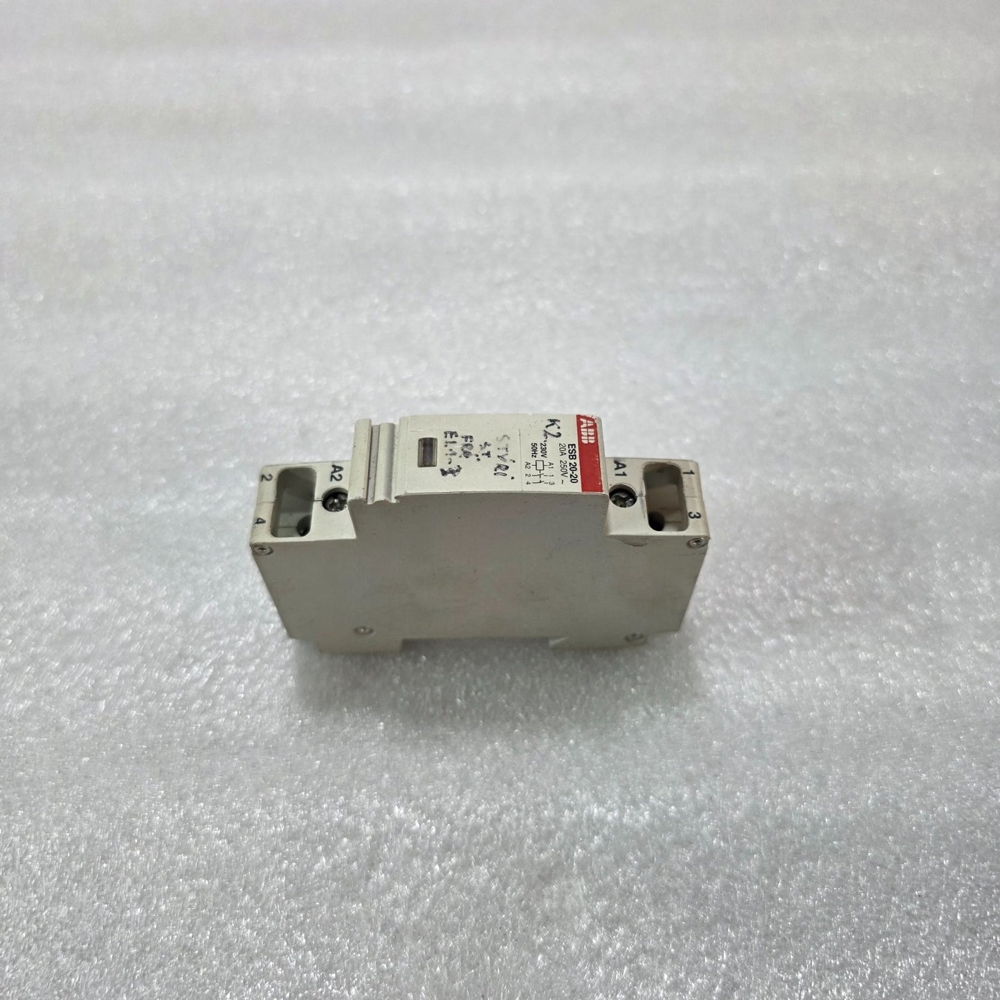 ABB ESB 20-20 20A 2NO MODULAR INSTALLATION CONTACTOR 230V COIL DIN RAIL