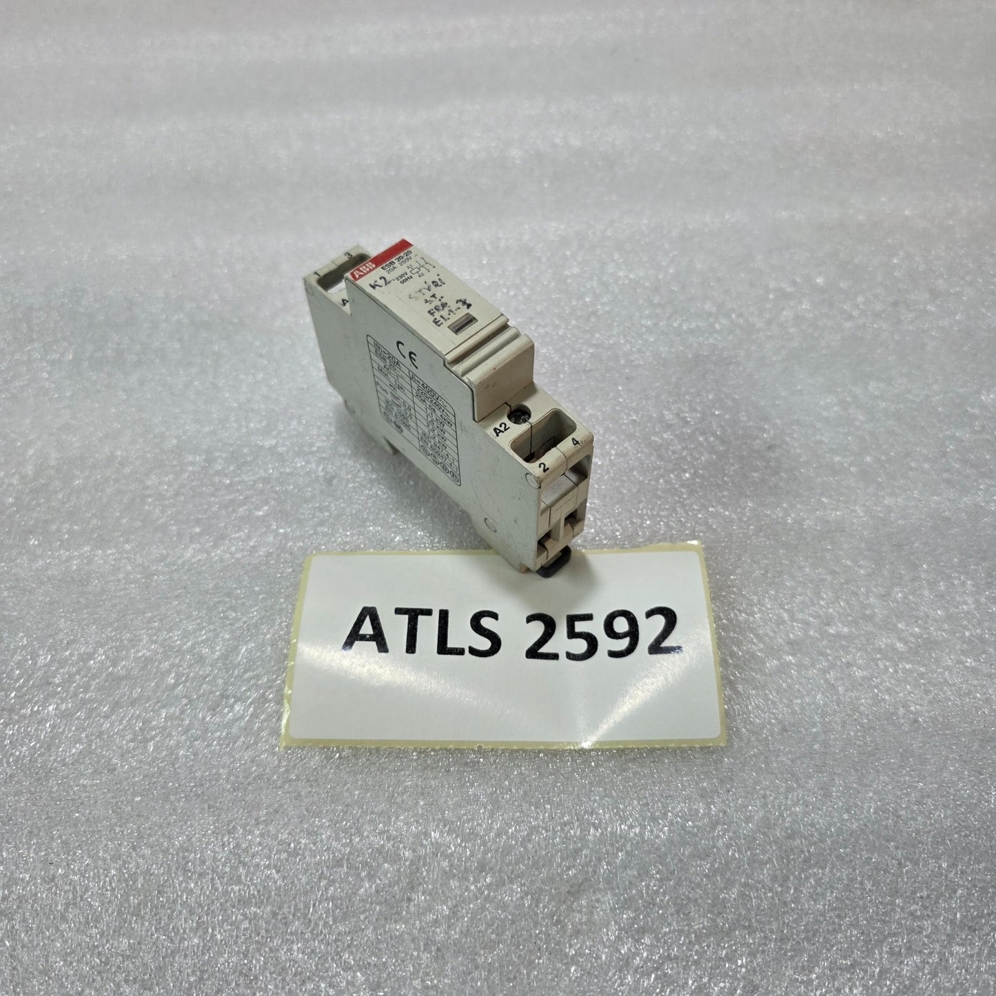 ABB ESB 20-20 20A 2NO MODULAR INSTALLATION CONTACTOR 230V COIL DIN RAIL