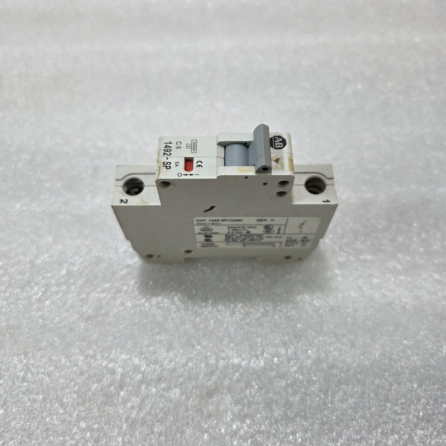 ALLEN BRADLEY 1492-SP1C060 6A 1-POLE TYPE C MCB 240V 415V 10kA INDUSTRIAL CIRCUI
