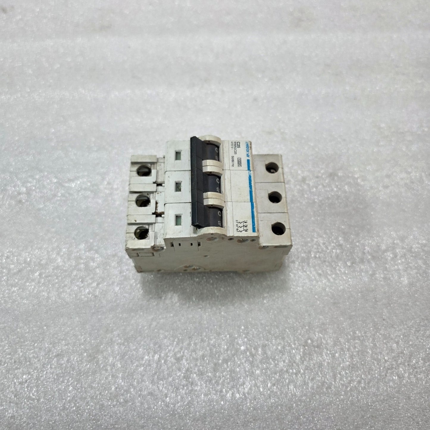 ELETROMAR WMN3C25 25A 3-POLE TYPE C MCB 415V 10kA INDUSTRIAL CIRCUIT BREAKER