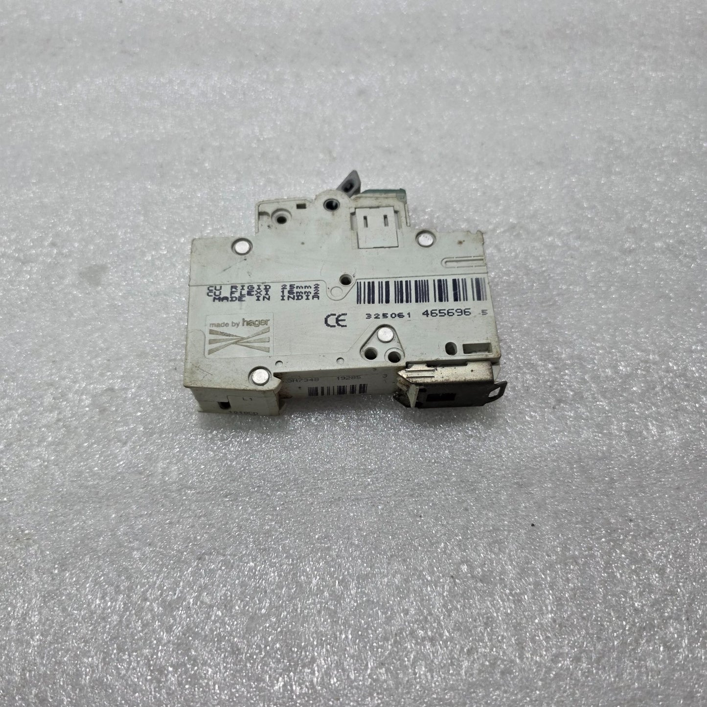 HAGER NCN110N 10A 1-POLE TYPE C MCB 10kA INDUSTRIAL CIRCUIT BREAKER