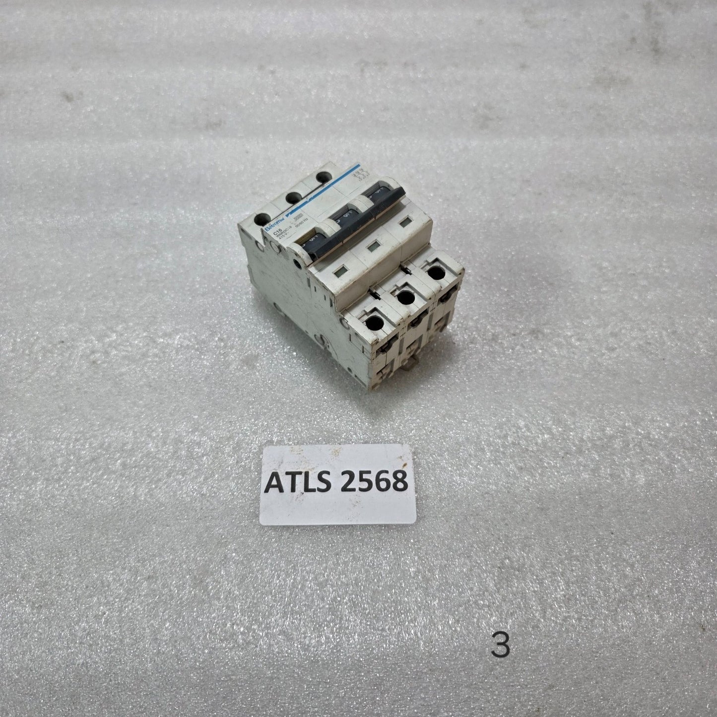 ELETROMAR WMN3C16 16A 3-POLE TYPE C MCB 415V 10kA INDUSTRIAL CIRCUIT BREAKER