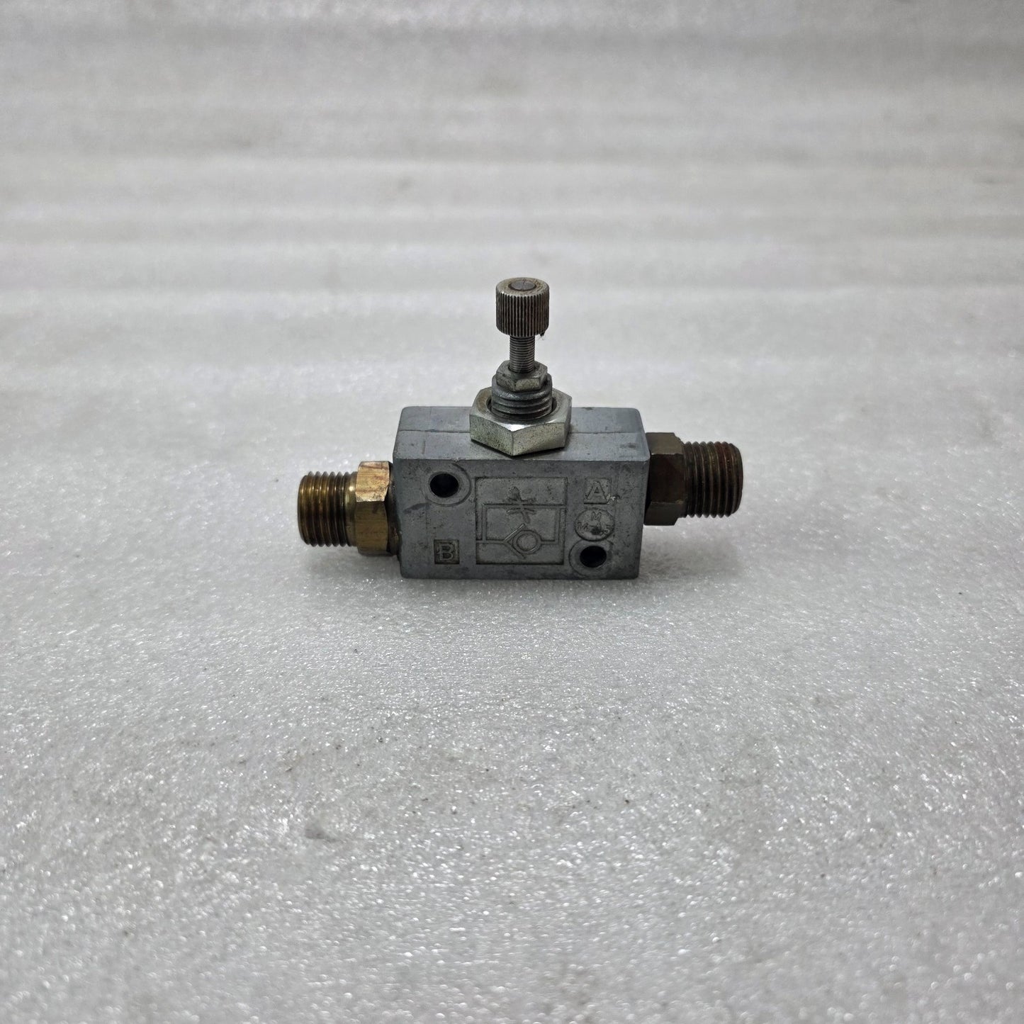 WABCO 5341080000 PNEUMATIC FLOW CONTROL VALVE WITH CHECK VALVE ONE-WAY FLOW REST