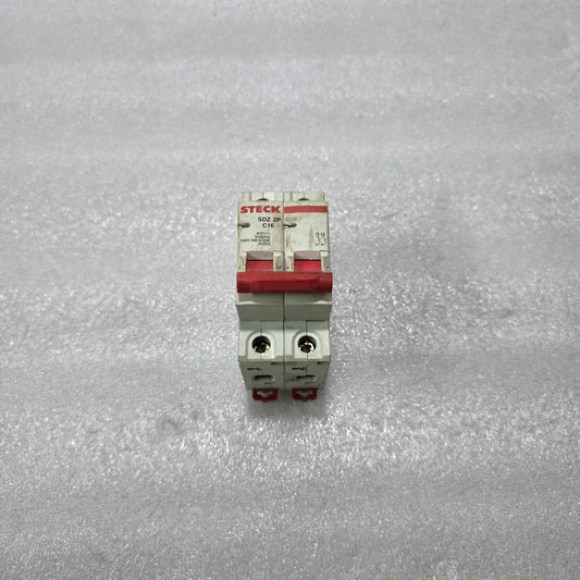 STECK SDZ 2P C16 2P 16A TYPE C 400V 6KA MCB MINIATURE CIRCUIT BREAKER