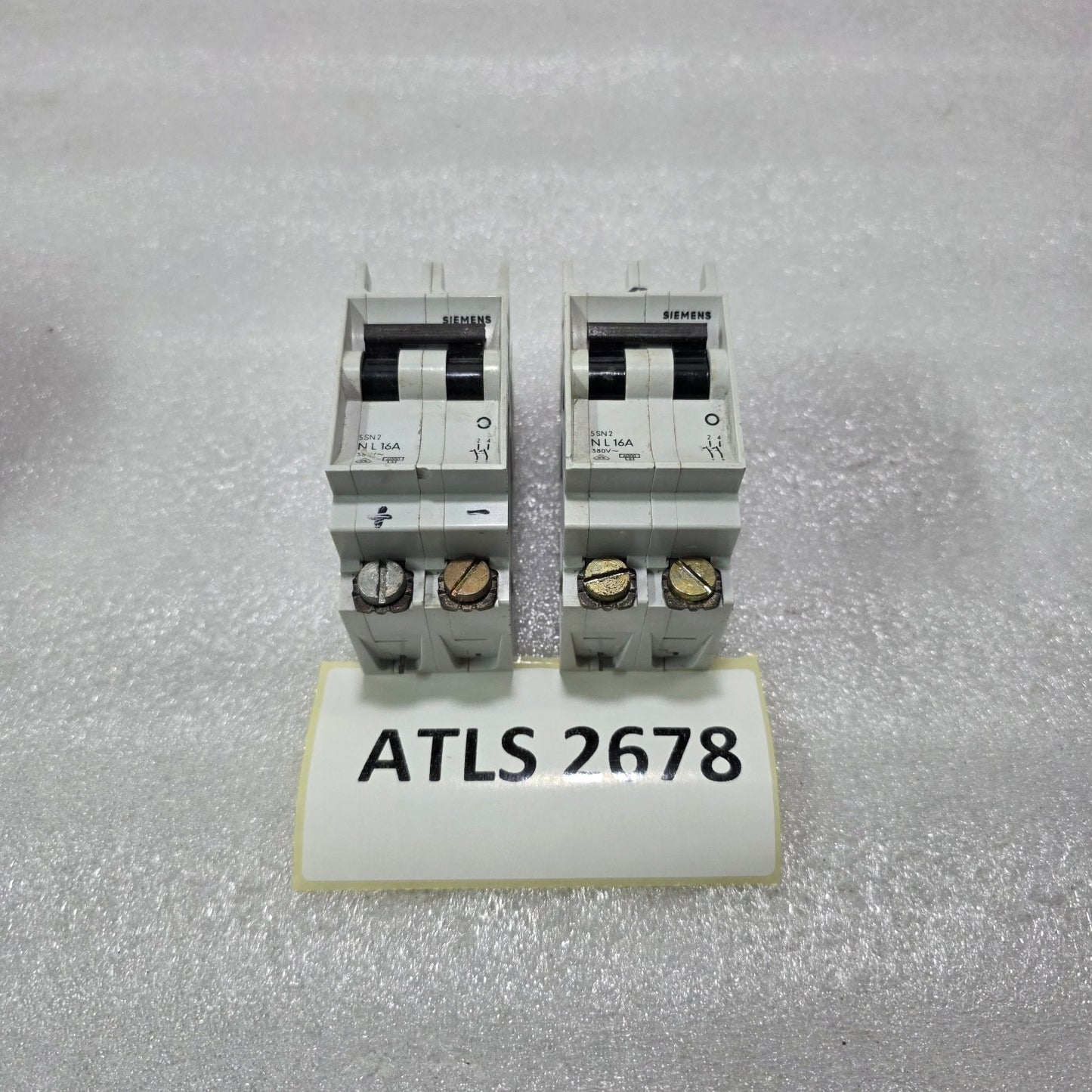SIEMENS 5SN2 NL16A 2P 16A TYPE N 380V 6KA MCB MINIATURE CIRCUIT BREAKER