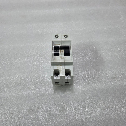 SIEMENS 5SX12 C40 2P 40A TYPE C 380V 3KA MCB MINIATURE CIRCUIT BREAKER