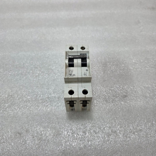 SIEMENS 5SX22 2P 32A CURVE C 400V 6KA MCB CIRCUIT BREAKER