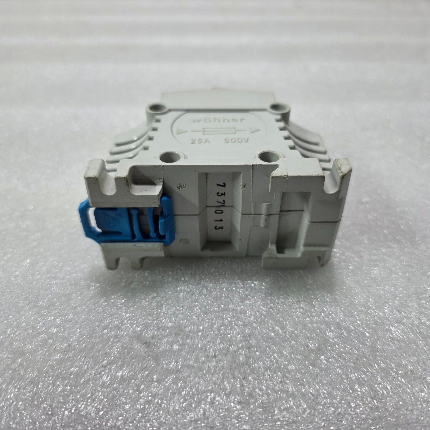 WÖHNER 25A 500V NEOZED DIN RAIL FUSE HOLDER BASE VDE0636 MADE IN GERMANY