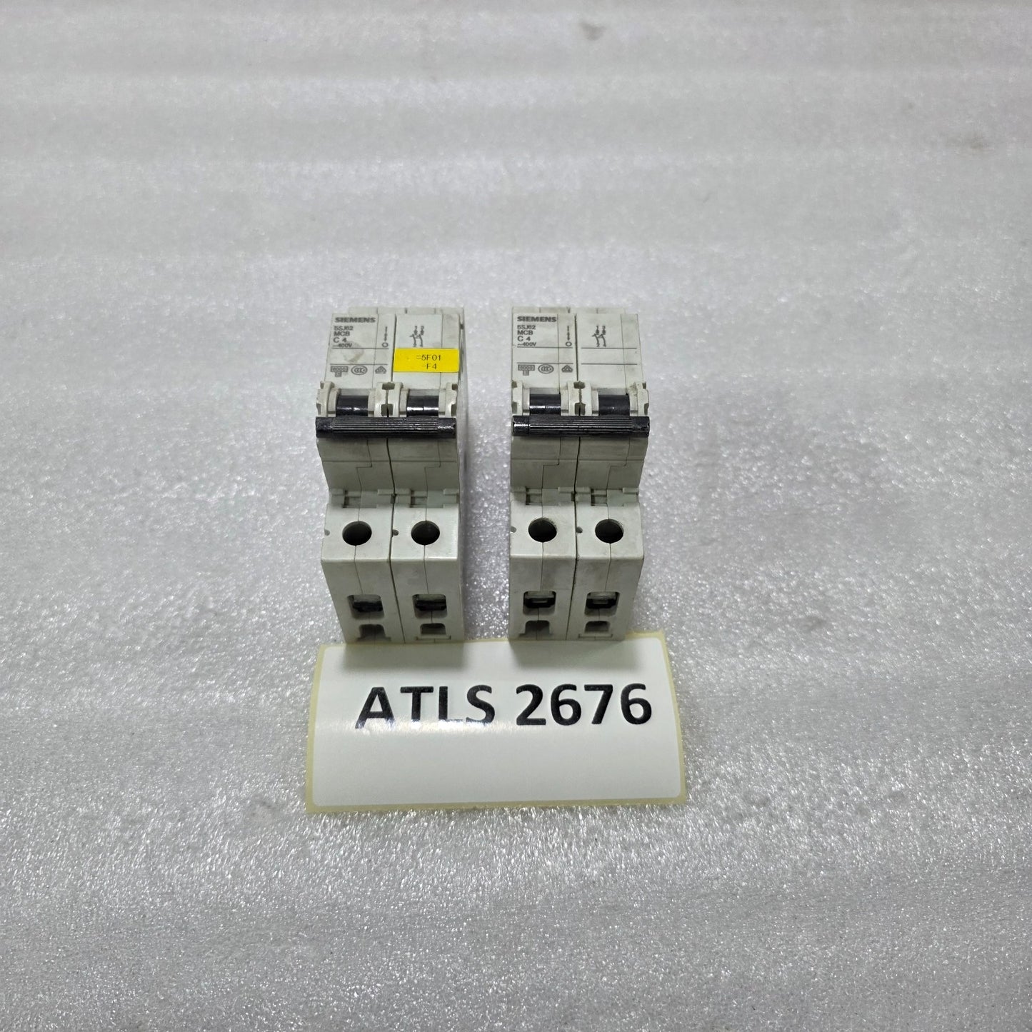 SIEMENS 5SJ62 C4 2P 4A TYPE C 400V 6KA MCB MINIATURE CIRCUIT BREAKER
