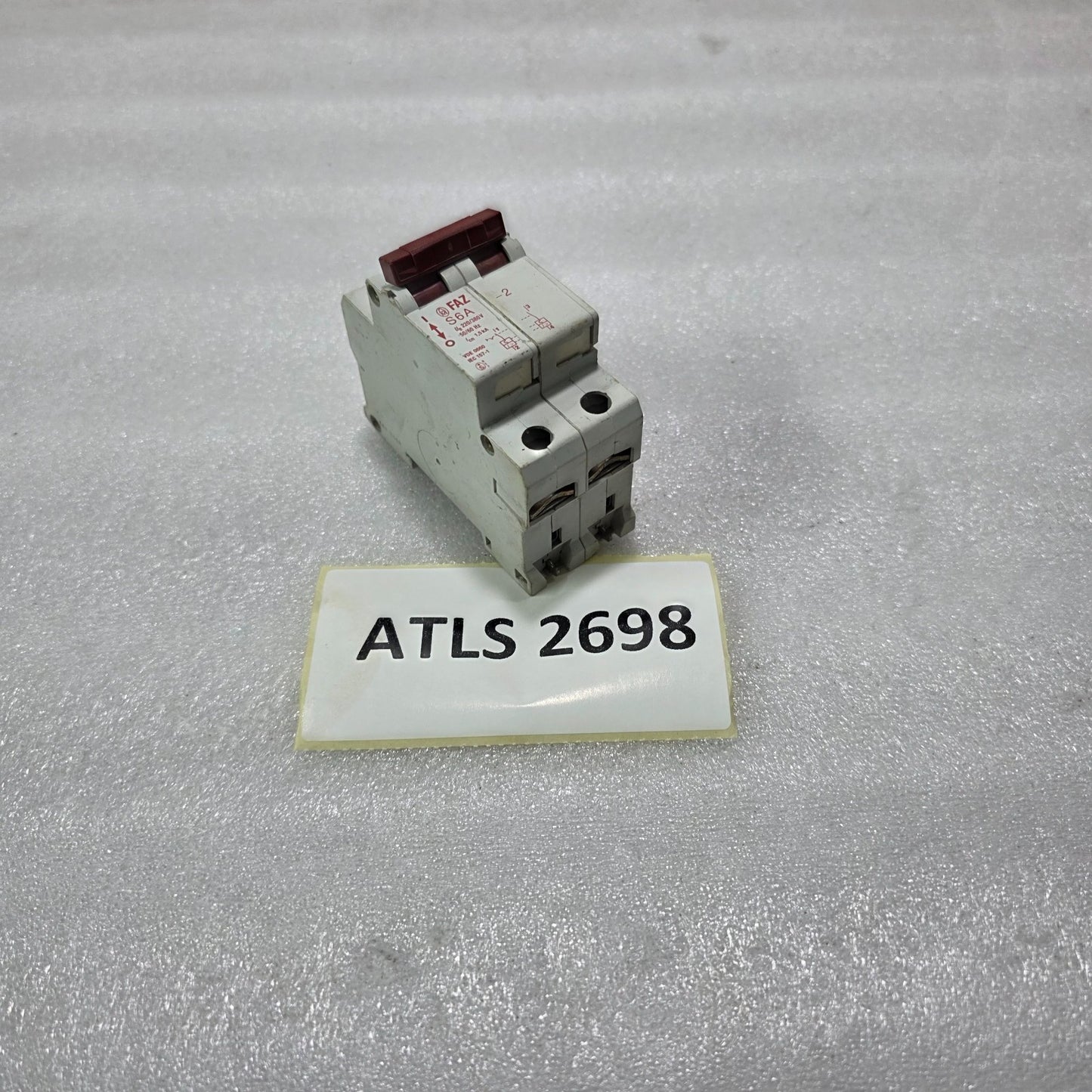 MOELLER FAZ S6A 2P 6A TYPE S 220/380V 1.5KA MCB MINIATURE CIRCUIT BREAKER