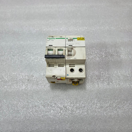 S ELECTRIC IC65N D20A 2P MCB WITH VIGI IC65 ELE 30MA RCD ADD-ON COMBINED UNIT