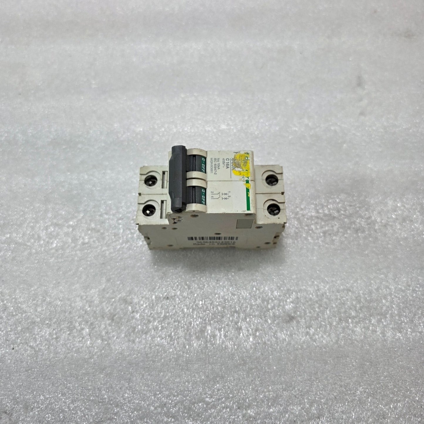 S ELECTRIC C60N 2P 16A CURVE C 415V 10KA MCB CIRCUIT BREAKER