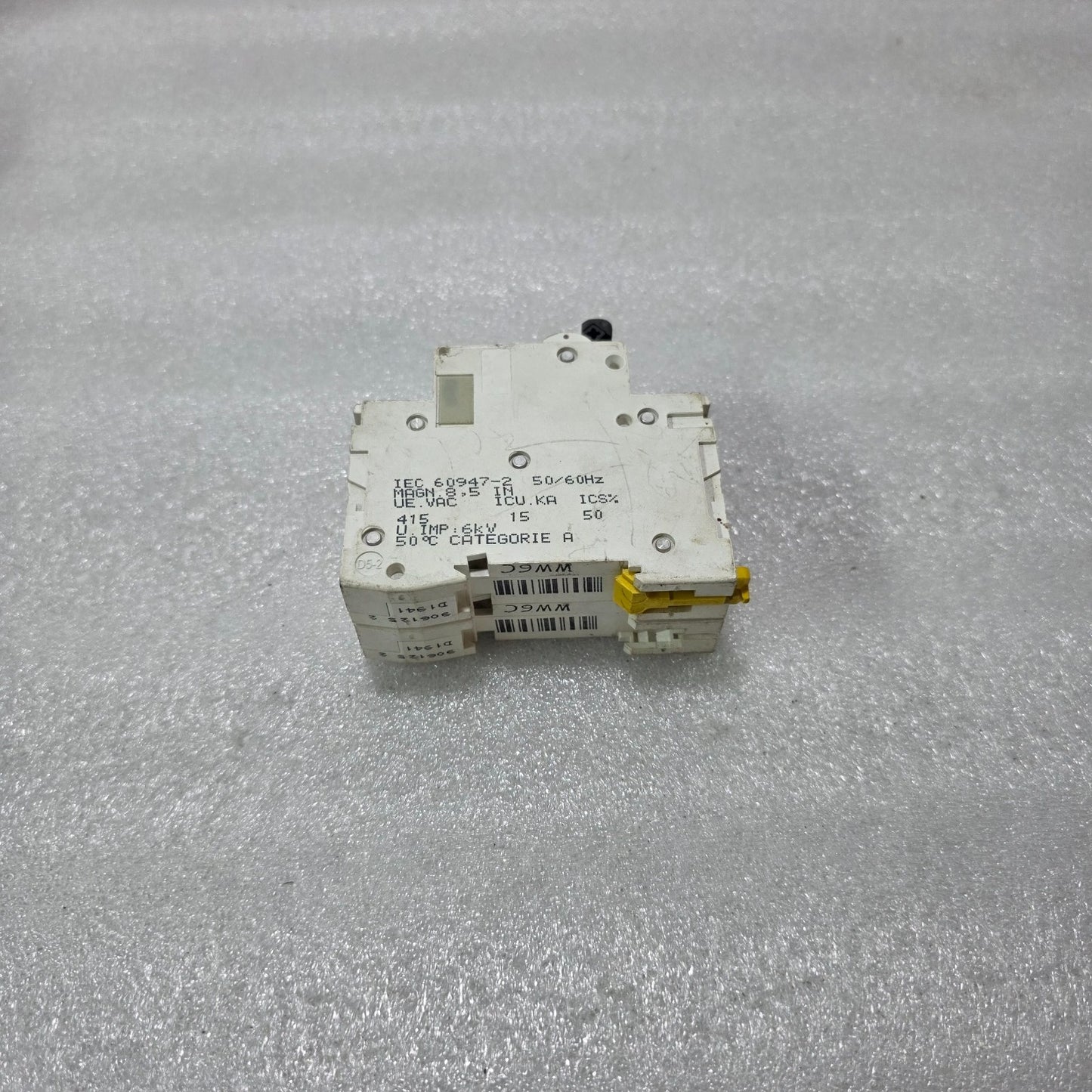 S ELECTRIC IC60 C6A 2P DOUBLE POLE 6A MINIATURE CIRCUIT BREAKER MCB 415V 10KA