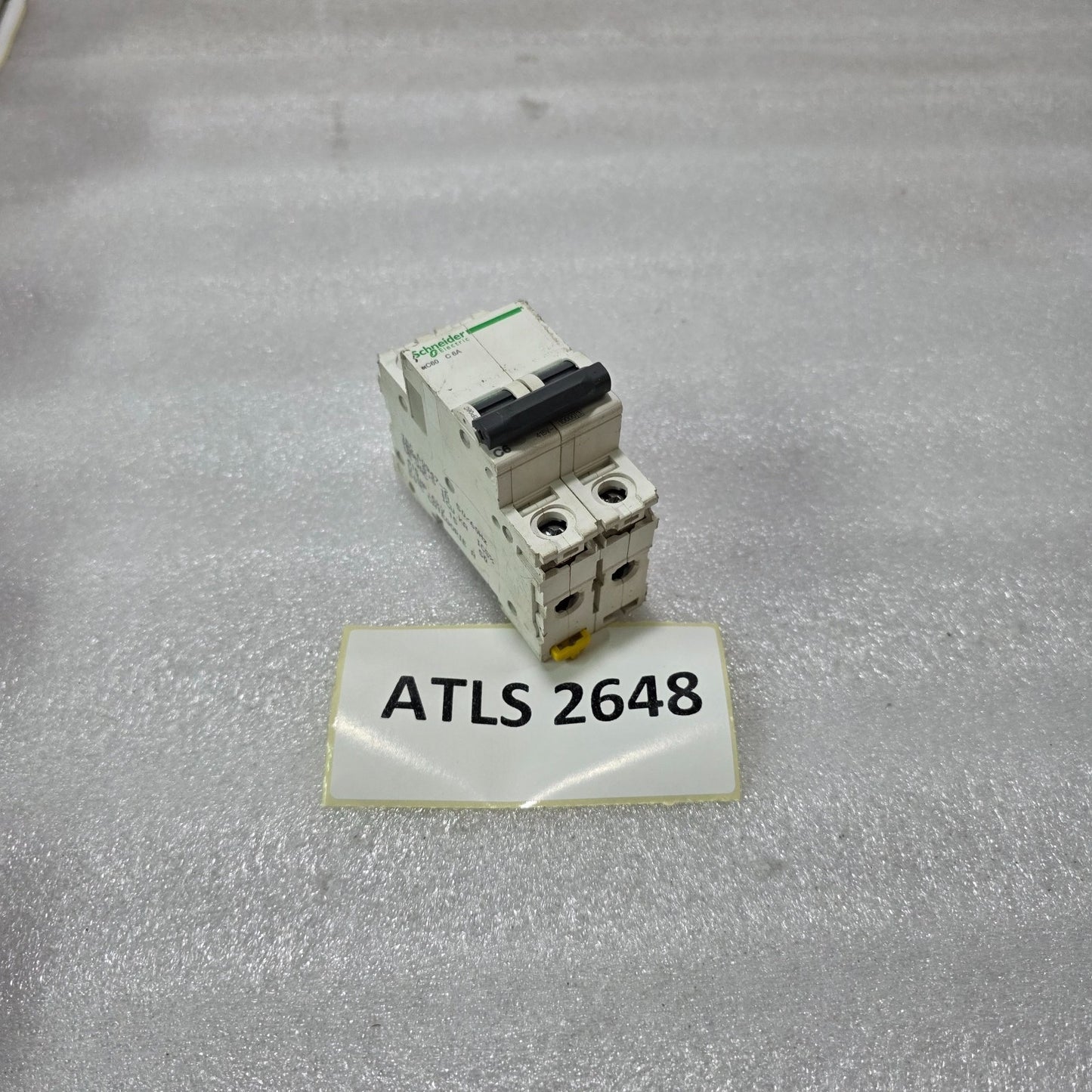 S ELECTRIC IC60 C6A 2P DOUBLE POLE 6A MINIATURE CIRCUIT BREAKER MCB 415V 10KA