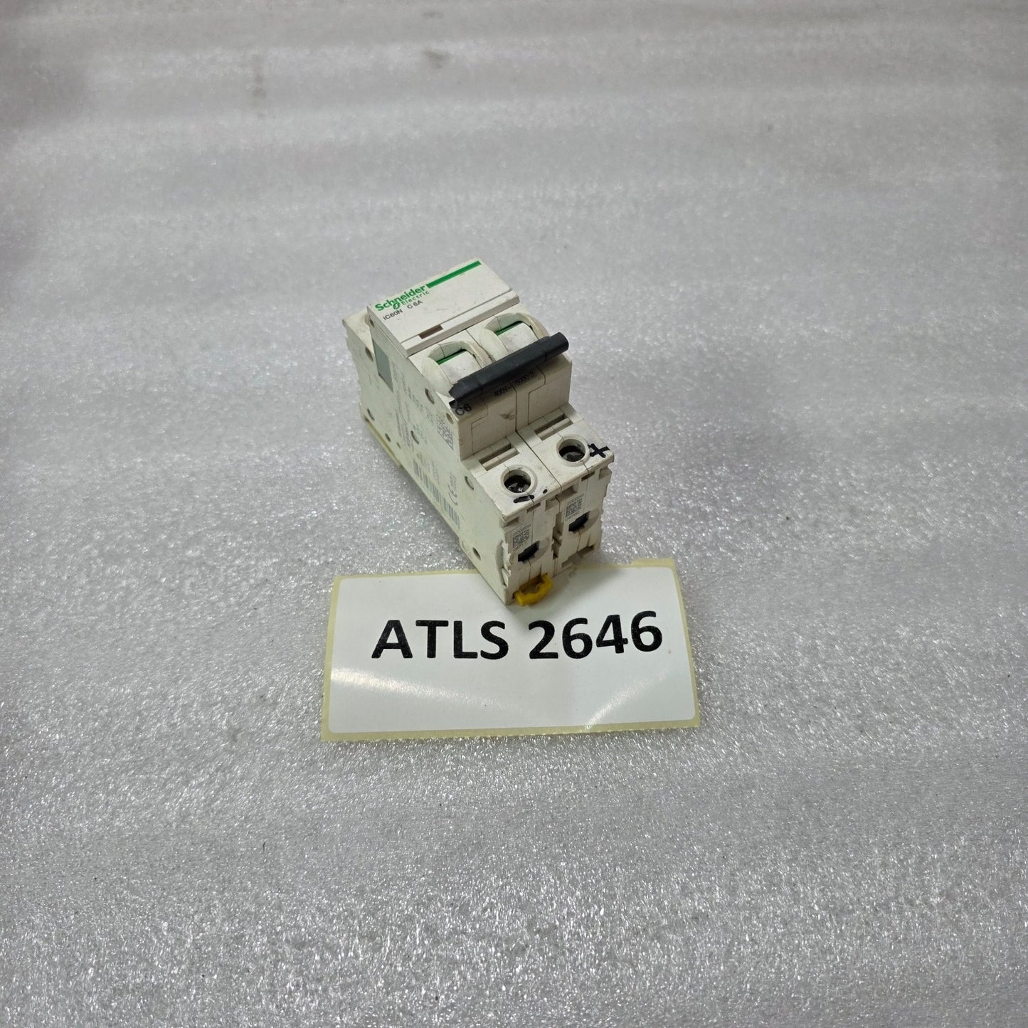 S ELECTRIC IC60N C6A 2P DOUBLE POLE 6A MINIATURE CIRCUIT BREAKER MCB 400V 6KA