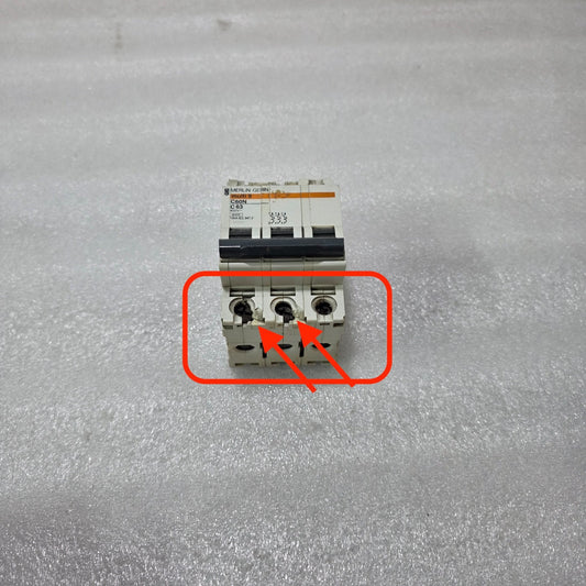 MERLIN GERIN MULTI9 C60N C63 3P TRIPLE POLE 63A MINIATURE CIRCUIT BREAKER MCB 40