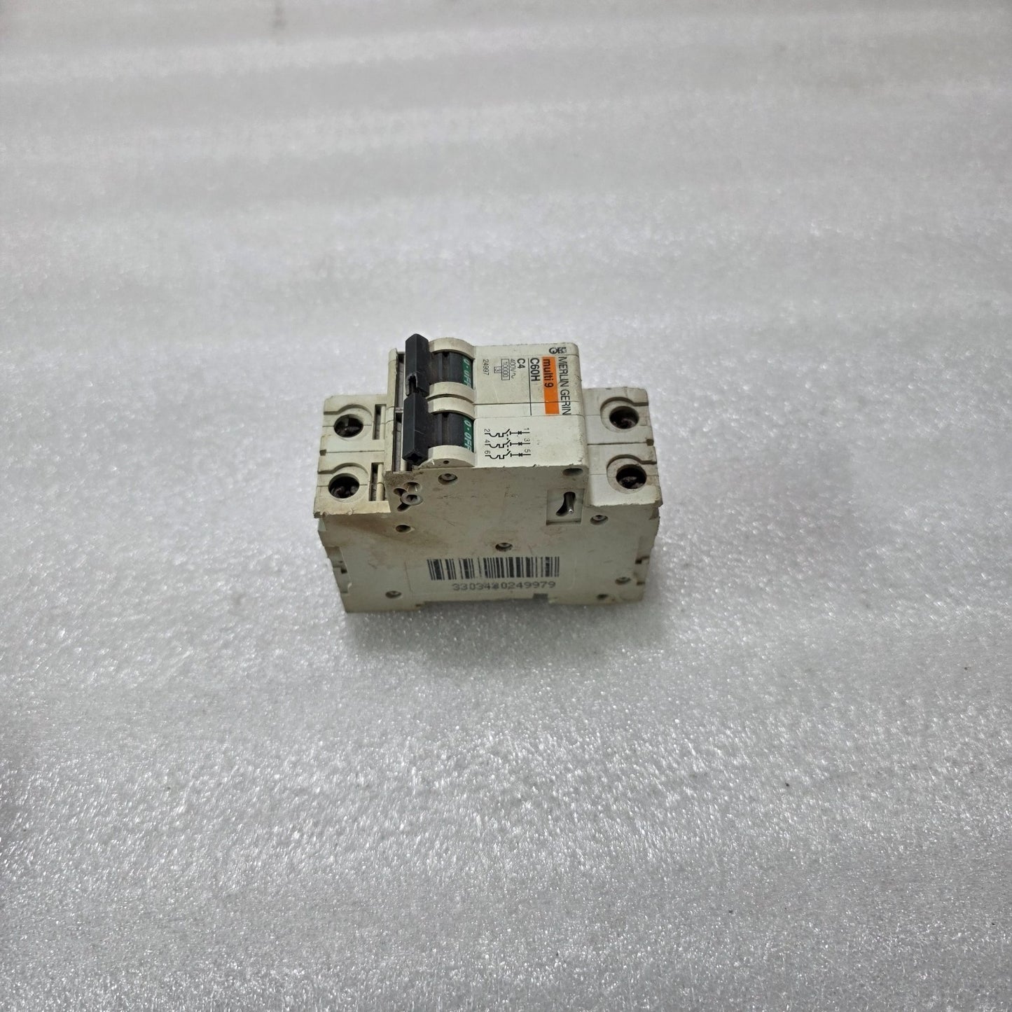 MERLIN GERIN MULTI9 C60H C4 2P DOUBLE POLE 4A MINIATURE CIRCUIT BREAKER MCB 400V