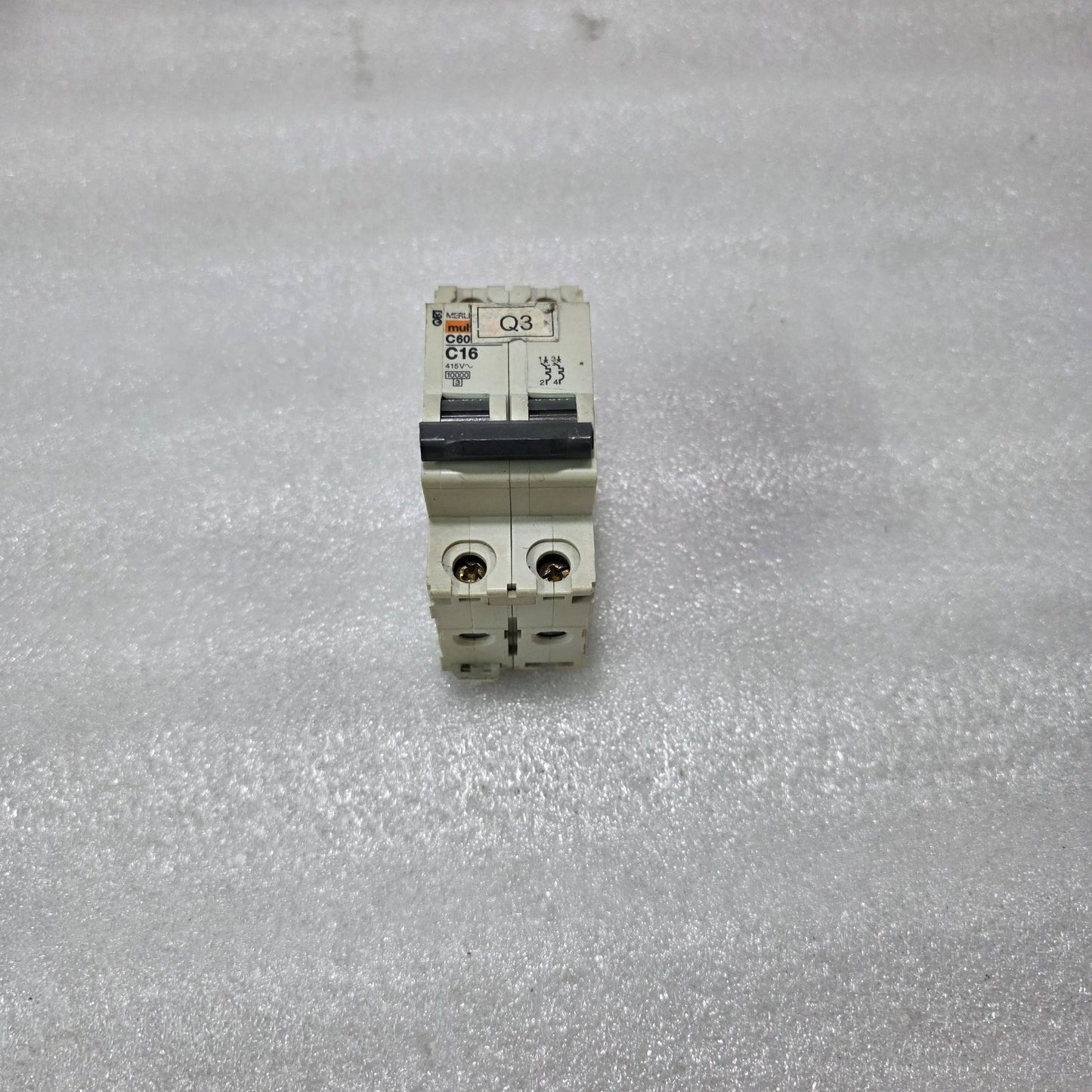 MERLIN GERIN MULTI9 C60H C16 2P DOUBLE POLE 16A MINIATURE CIRCUIT BREAKER MCB 41