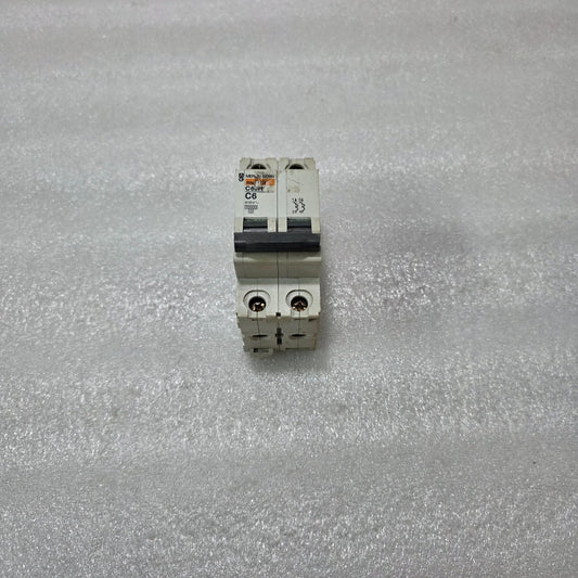 MERLIN GERIN MULTI9 C60H C6 2P DOUBLE POLE 6A MINIATURE CIRCUIT BREAKER MCB 415V