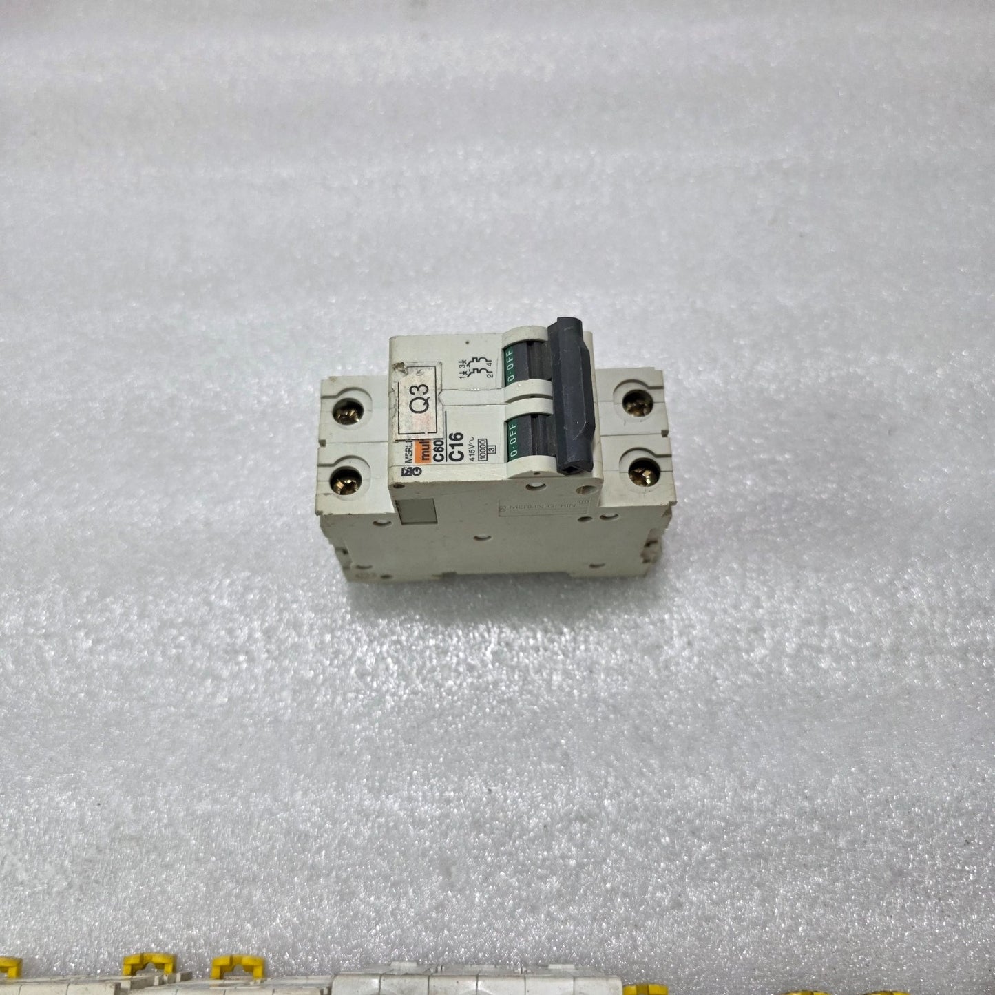 MERLIN GERIN MULTI9 C60H C16 2P DOUBLE POLE 16A MINIATURE CIRCUIT BREAKER MCB 41