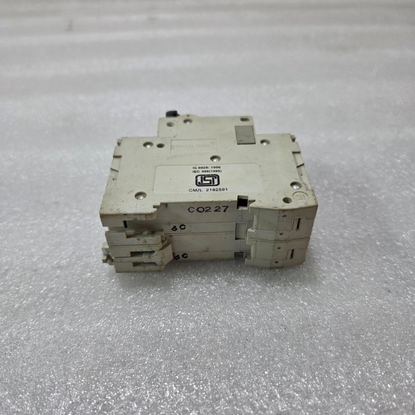 MERLIN GERIN MULTI9 C60H C6 2P DOUBLE POLE 6A MINIATURE CIRCUIT BREAKER MCB 415V