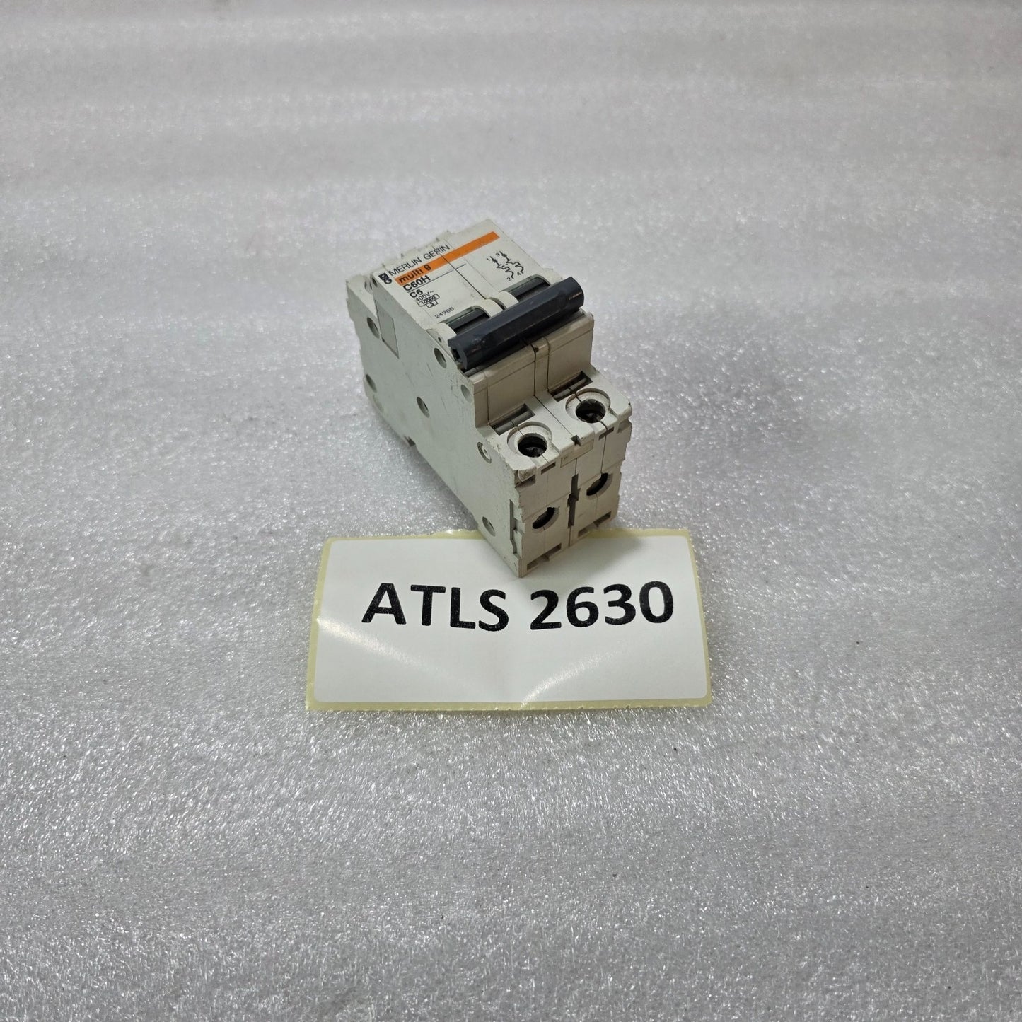 MERLIN GERIN MULTI9 C60H C6 2P DOUBLE POLE 6A MINIATURE CIRCUIT BREAKER MCB 400V