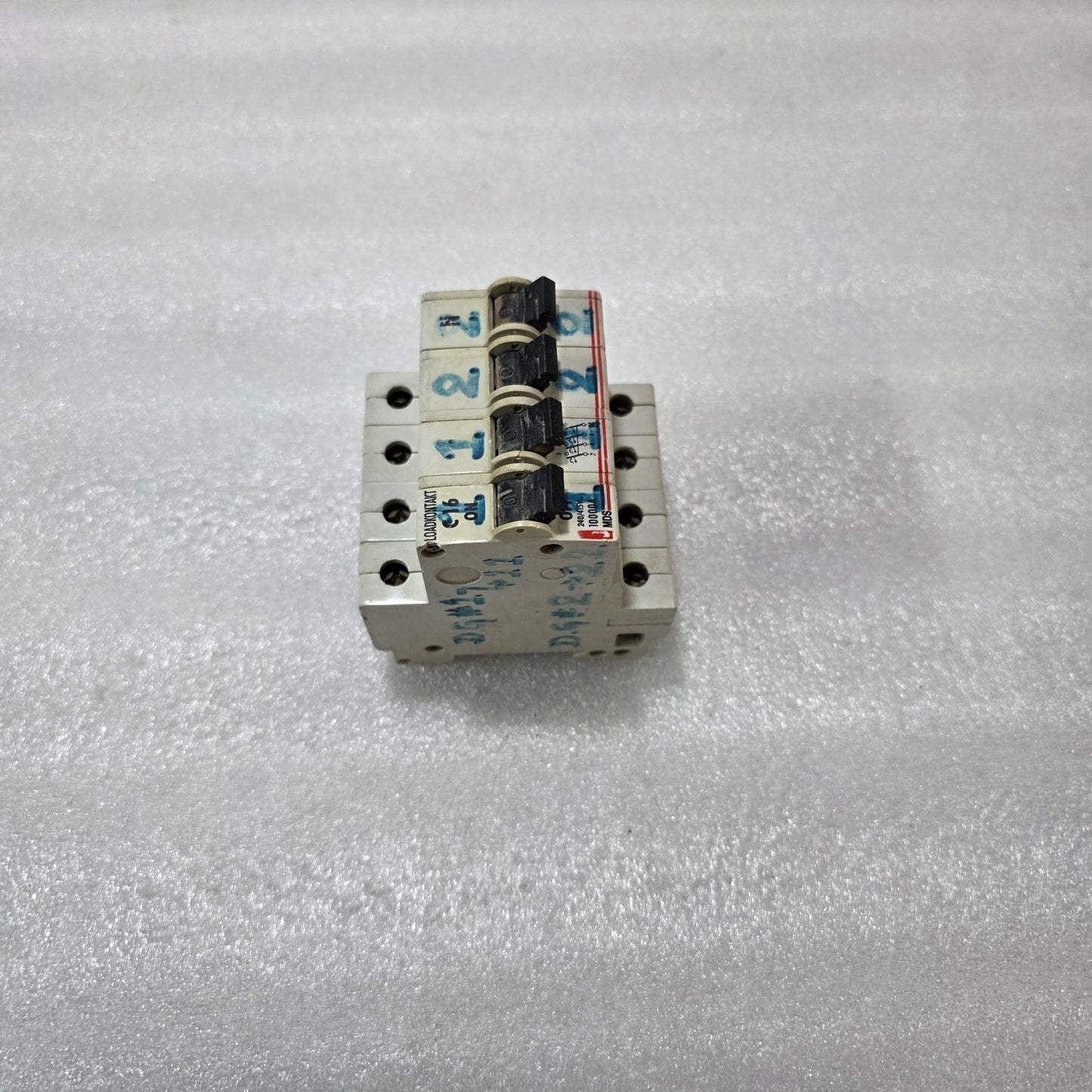 LOADKONTAKT C-16 MDS 4P FOUR POLE 16A MINIATURE CIRCUIT BREAKER MCB 240/415V 10K