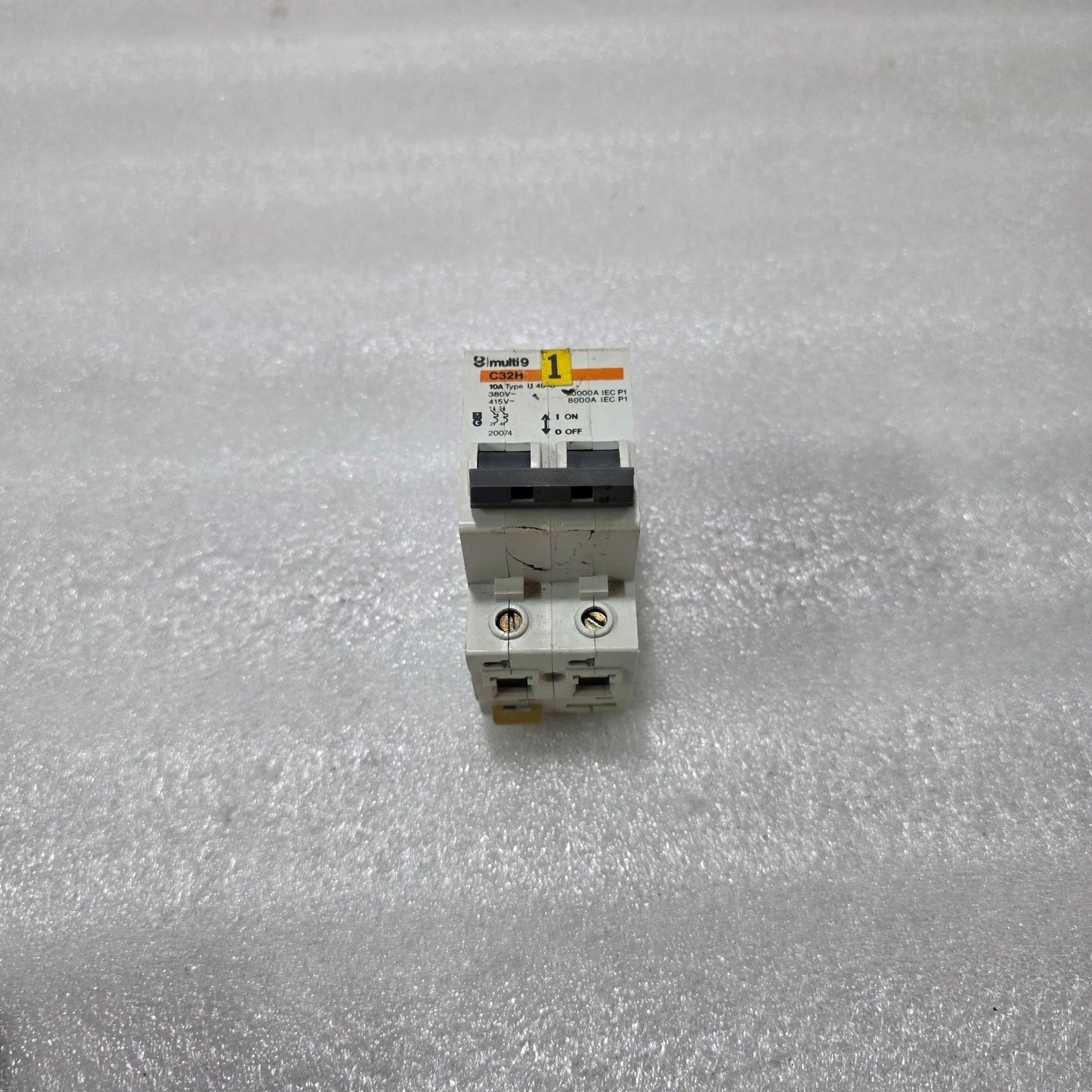 MERLIN GERIN MULTI9 C32H 2P DOUBLE POLE 10A MINIATURE CIRCUIT BREAKER MCB 380/41