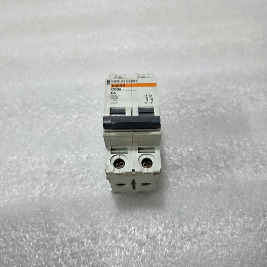 MERLIN GERIN MULTI9 C60A B6 2P DOUBLE POLE 6A MINIATURE CIRCUIT BREAKER MCB 400V