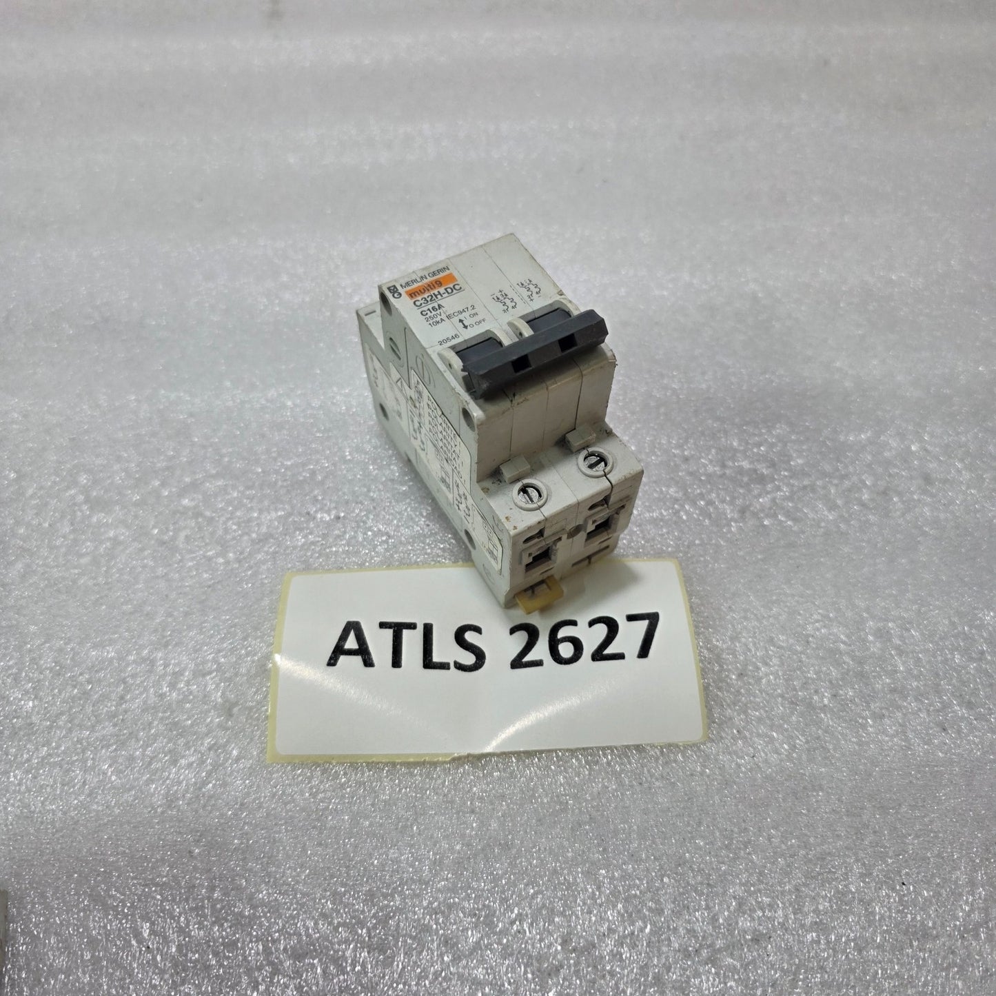 MERLIN GERIN MULTI9 C32H-DC C16A 2P DC CIRCUIT BREAKER 250VDC 10KA