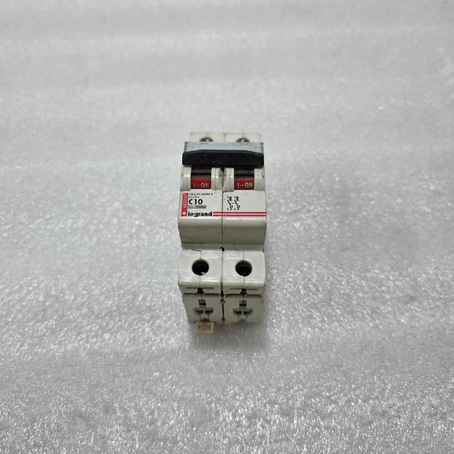 LEGRAND 603267 2P 10A TYPE C 415V 10KA MCB MINIATURE CIRCUIT BREAKER