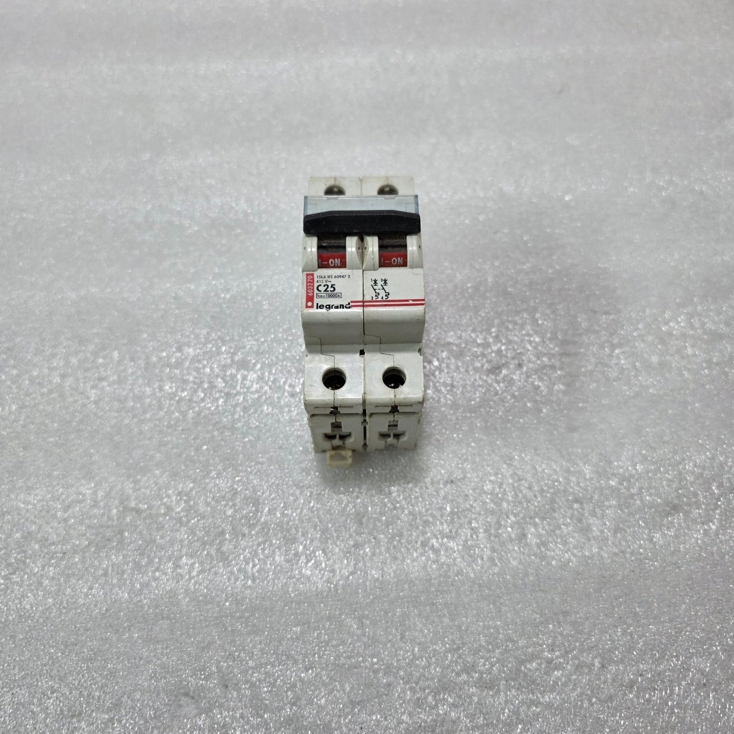 LEGRAND 603270 2P 25A TYPE C 415V 10KA MCB MINIATURE CIRCUIT BREAKER