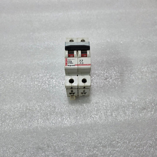 LEGRAND 603270 2P 25A TYPE C 415V 10KA MCB MINIATURE CIRCUIT BREAKER