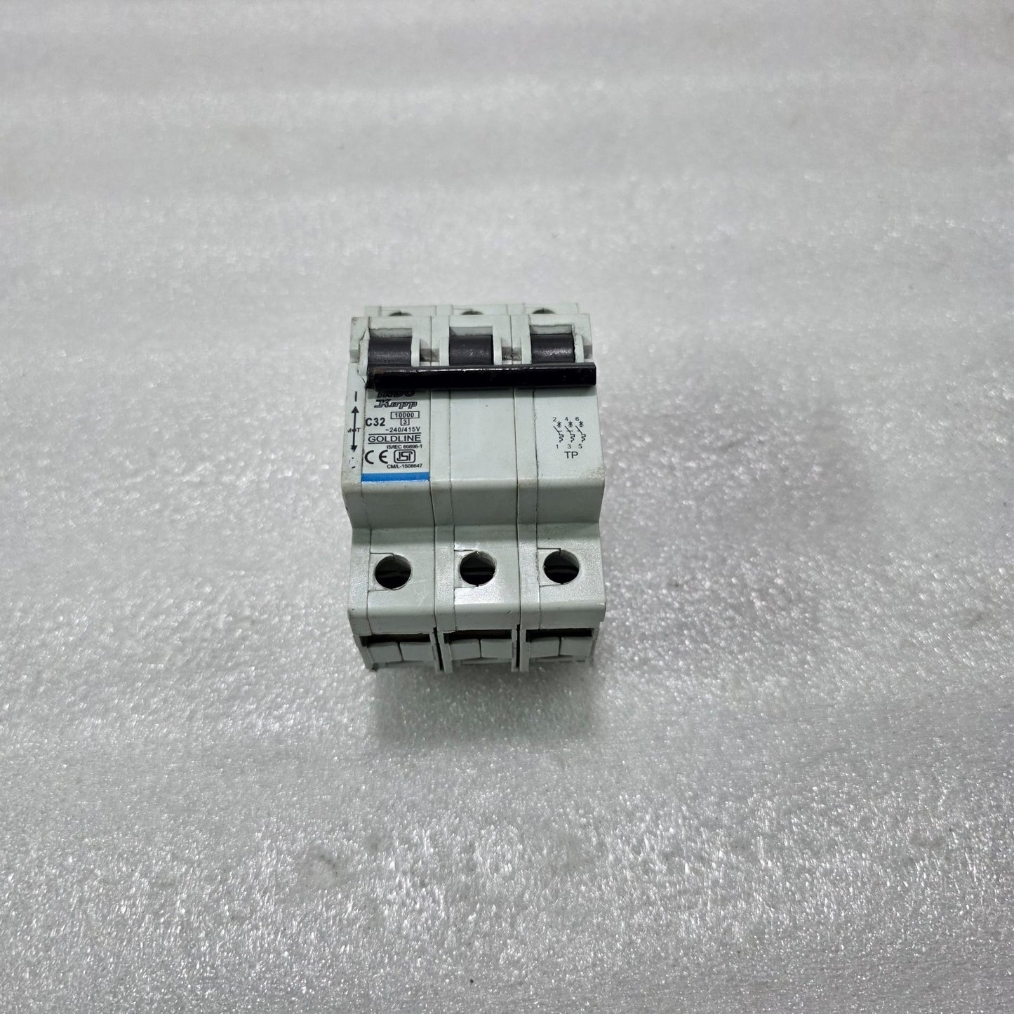 KOPP GOLDLINE C32 3P 32A TYPE C 240/415V 10KA MCB MINIATURE CIRCUIT BREAKER